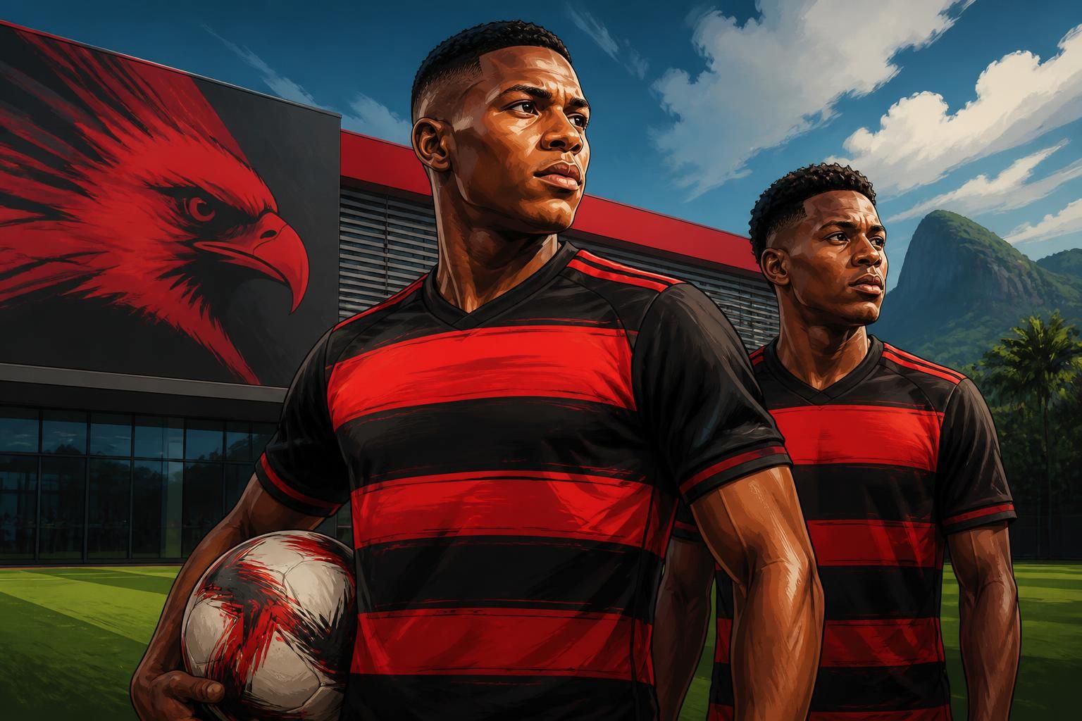 Valencia chega ao Flamengo e assume responsabilidade imediata