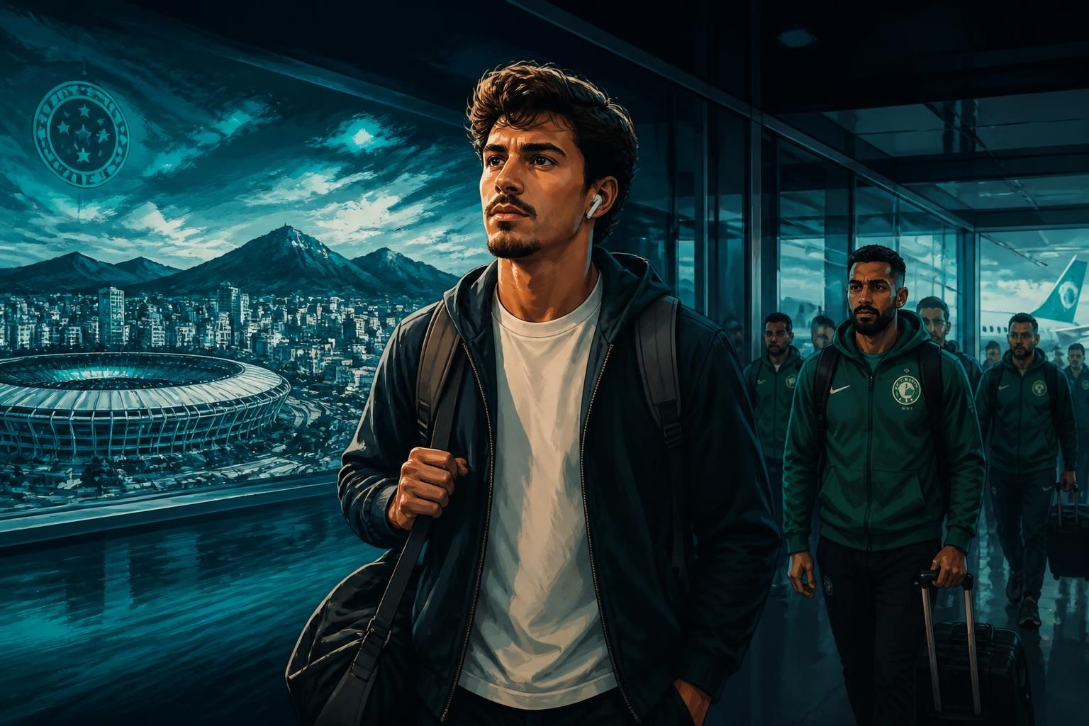 João Costa desembarca em BH para assinar com Cruzeiro