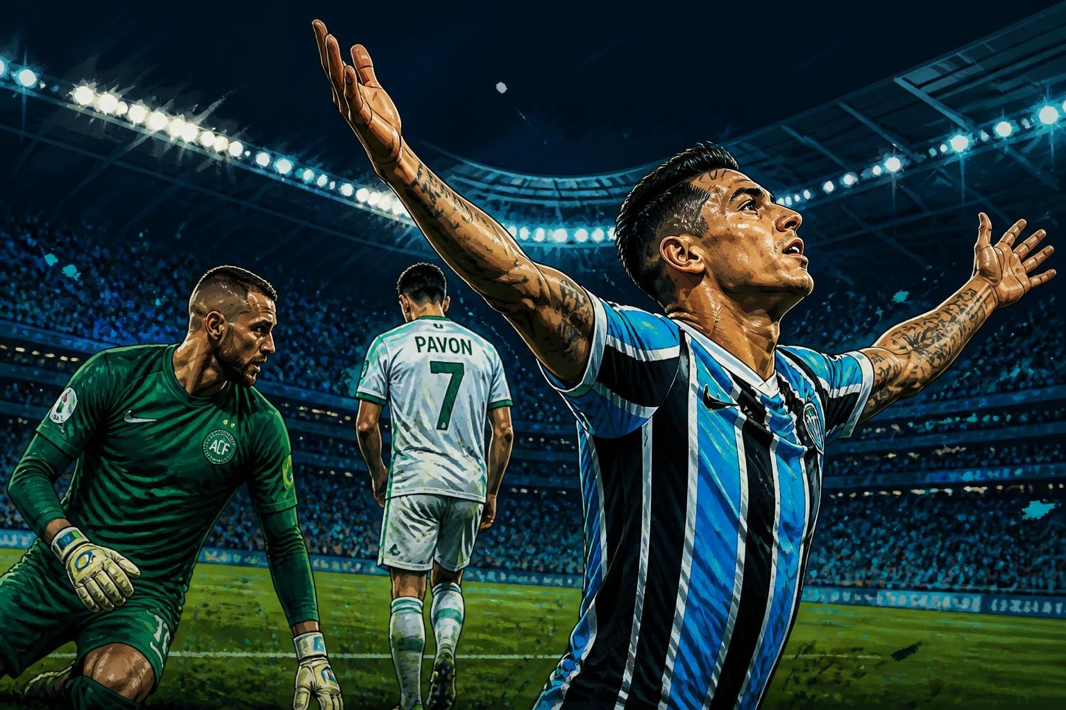 Grêmio vence Chapecoense e sai do Z4 no Brasileirão