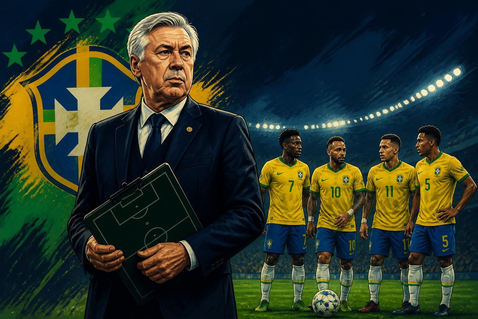 Ancelotti convoca Seleção Brasileira para amistosos contra Austrália e Índia