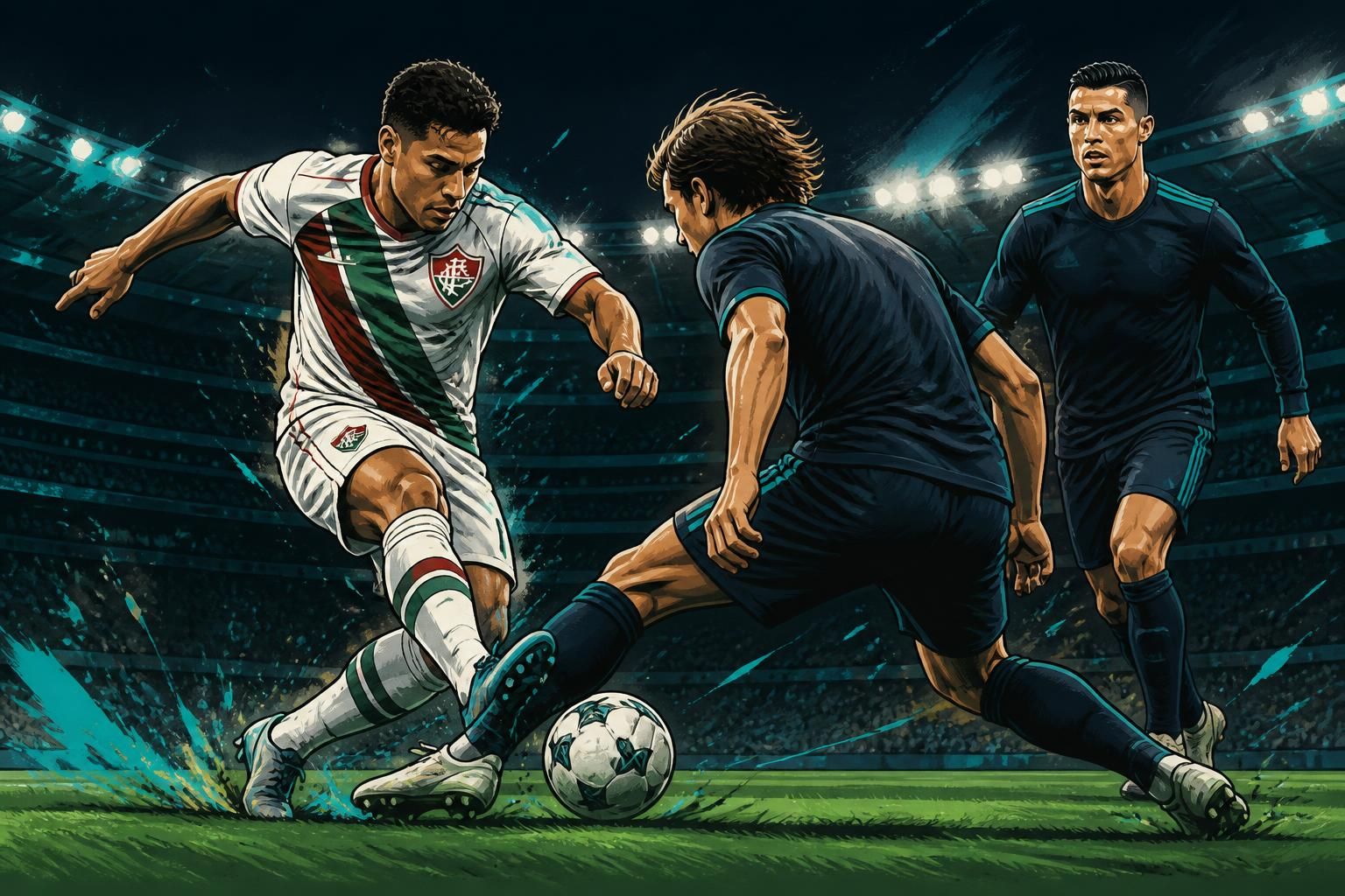 Thiago Silva dá chapéu em Togni e brinca com Ronaldo no Fluminense