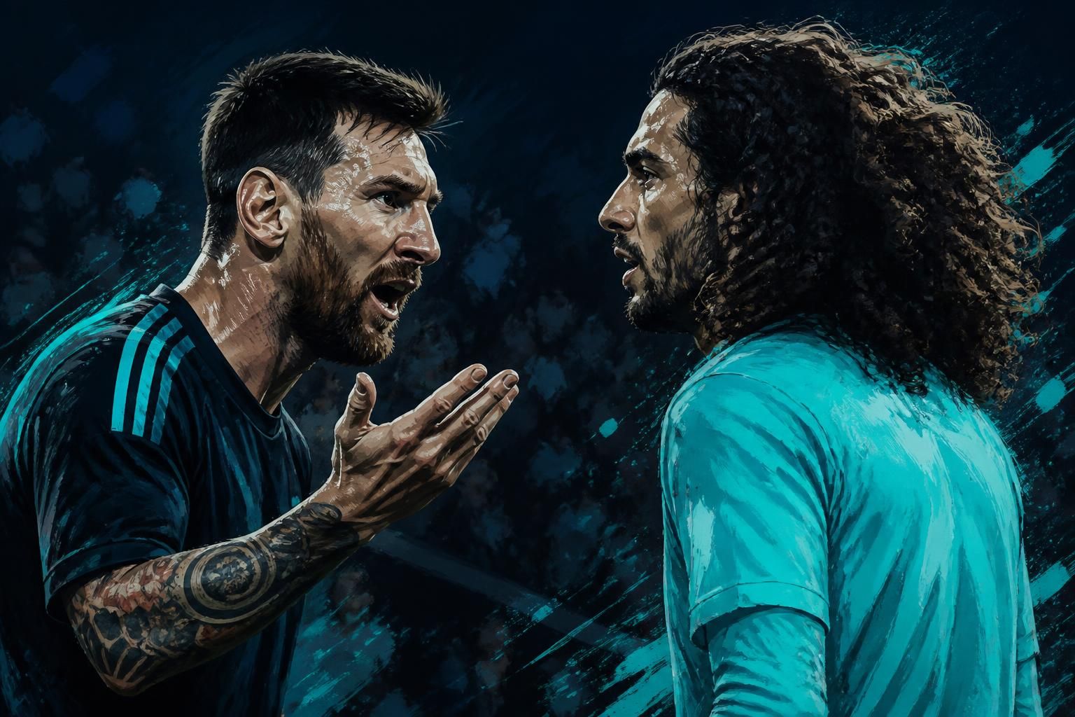 Messi pede expulsão de Cucurella na Copa