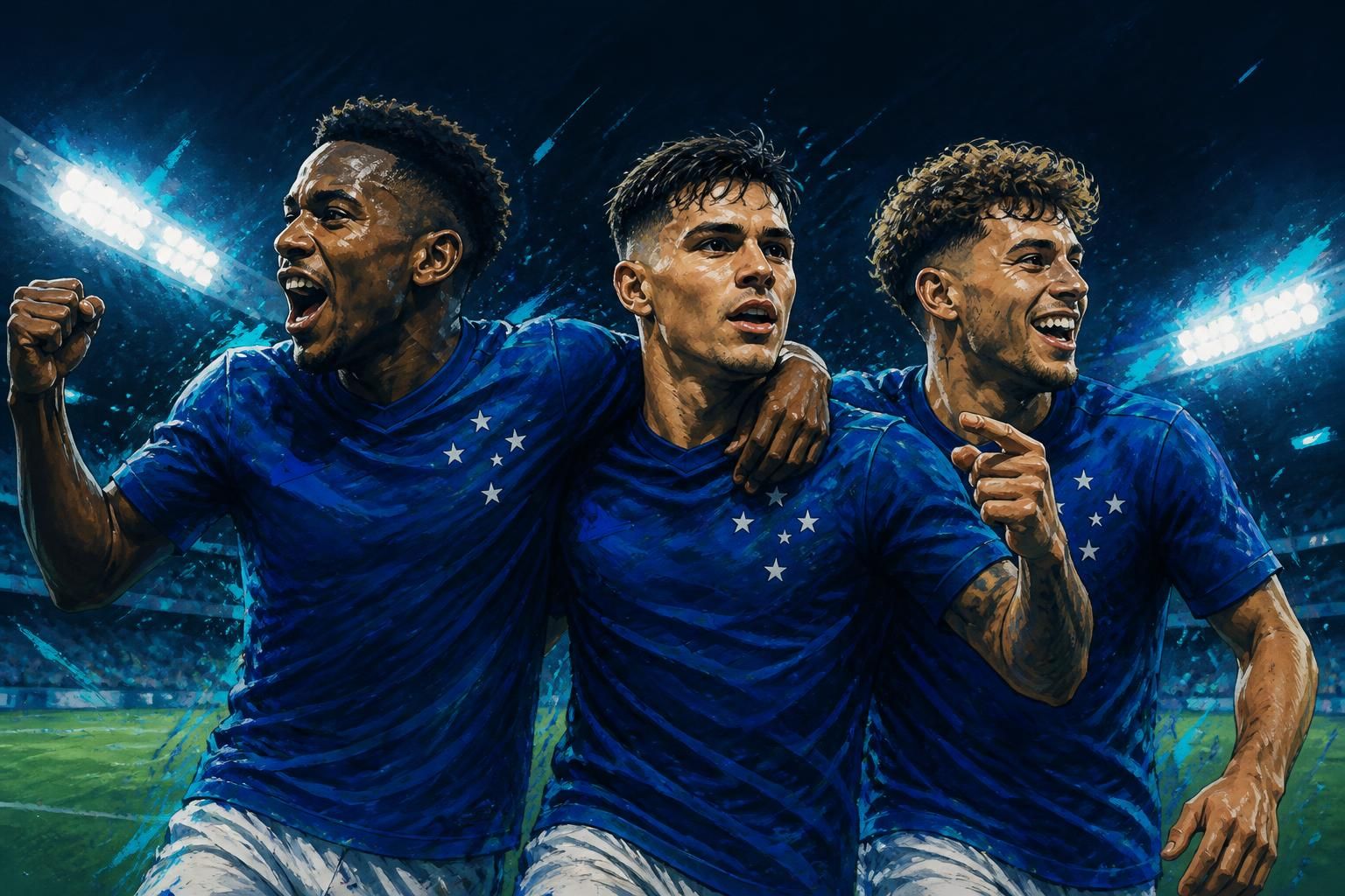 Cruzeiro contrata trio de atacantes da Arábia Saudita