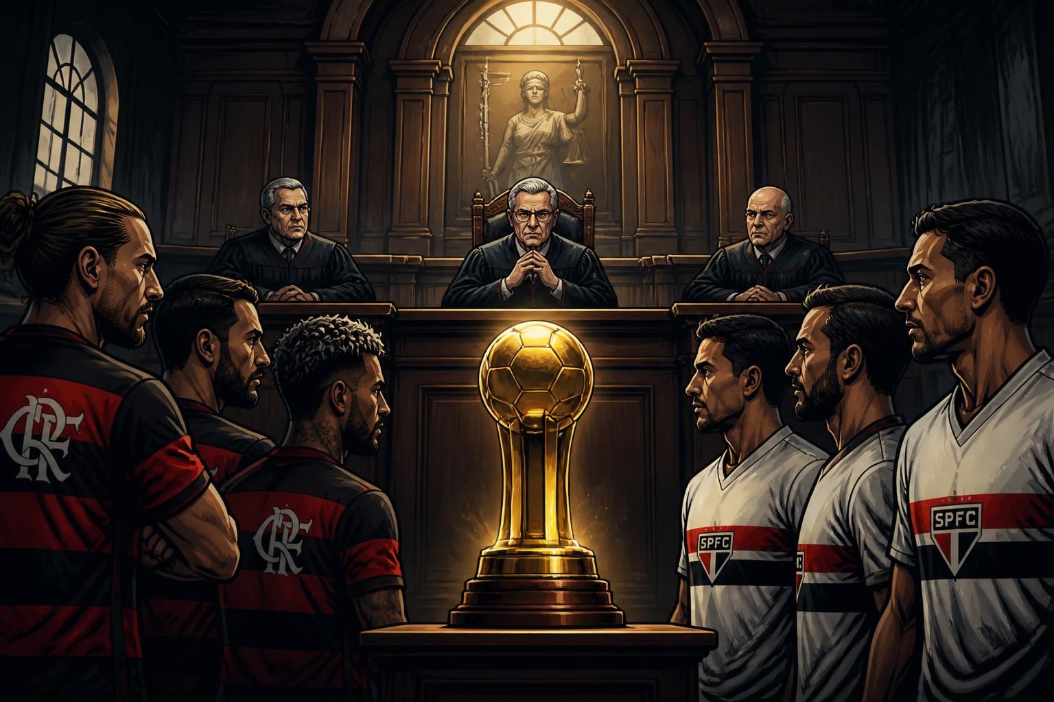 Justiça nega pedido do Flamengo e mantém Taça das Bolinhas com São Paulo