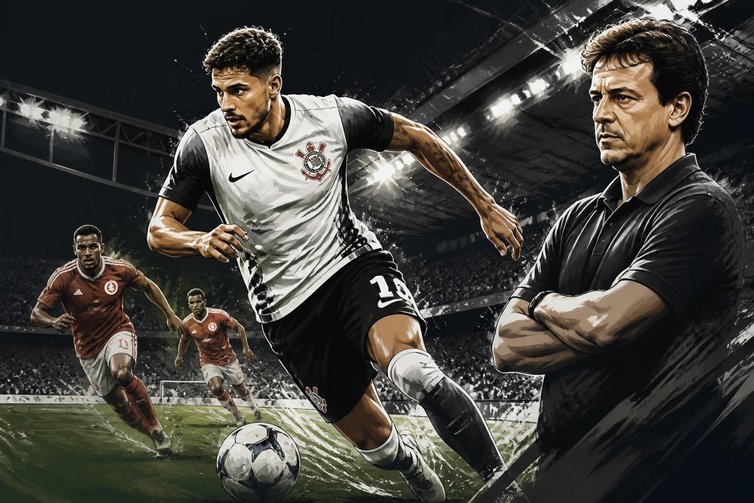Corinthians testa Pedro Raul contra o Internacional