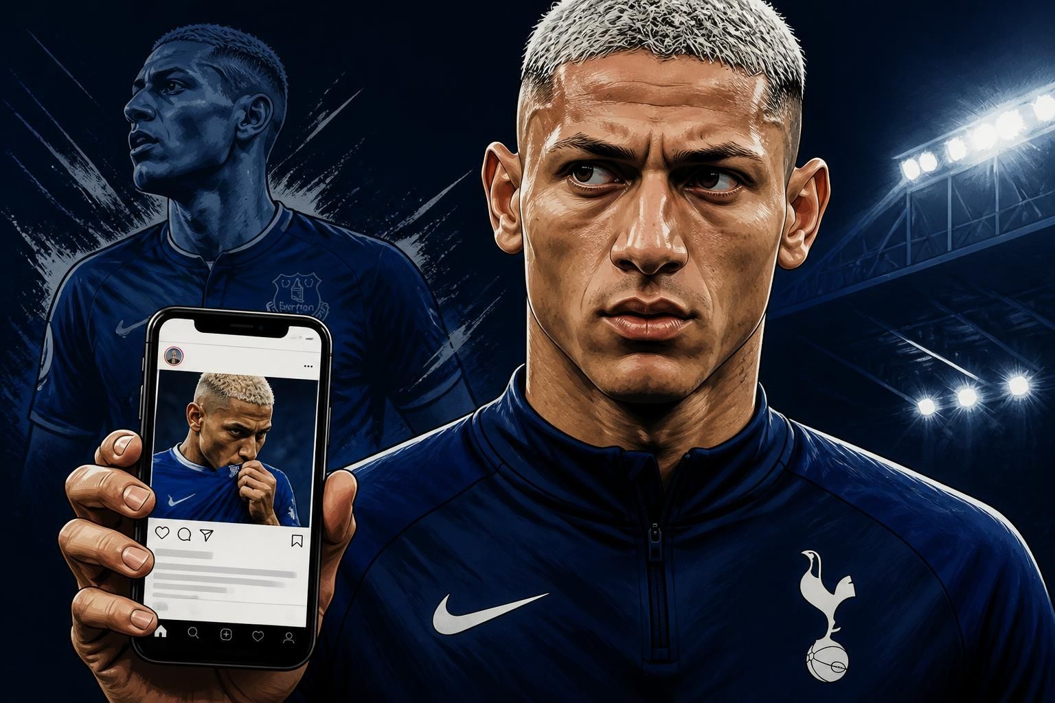 Richarlison pede controle e confirma desejo de voltar ao Everton