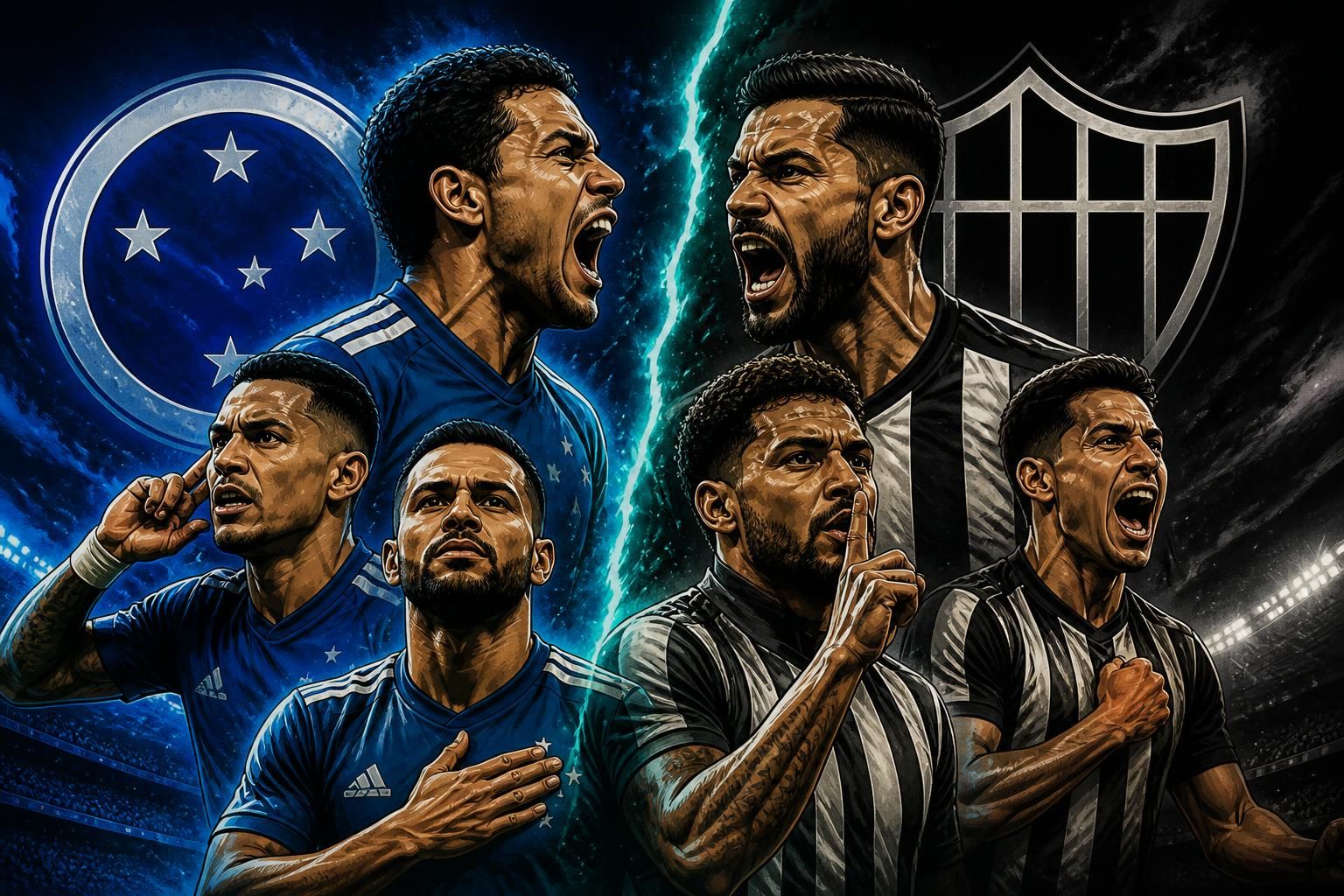 Cruzeiro e Atlético divergem em retrospecto do clássico mineiro