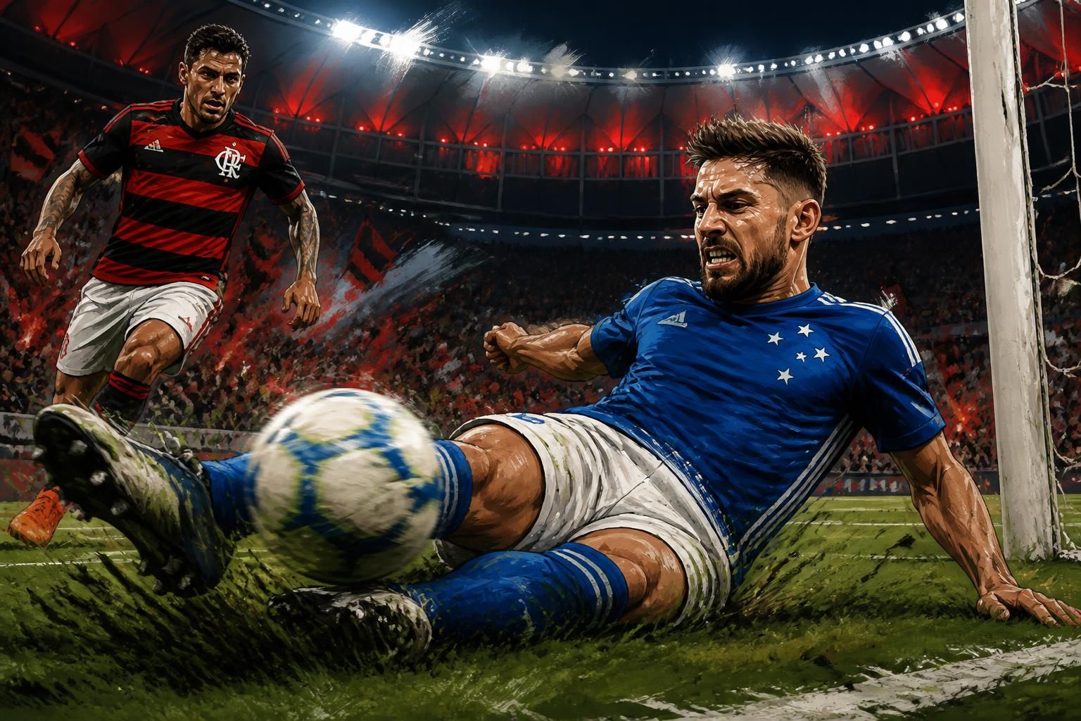 VAR analisa lance de gol não marcado de Cruzeiro