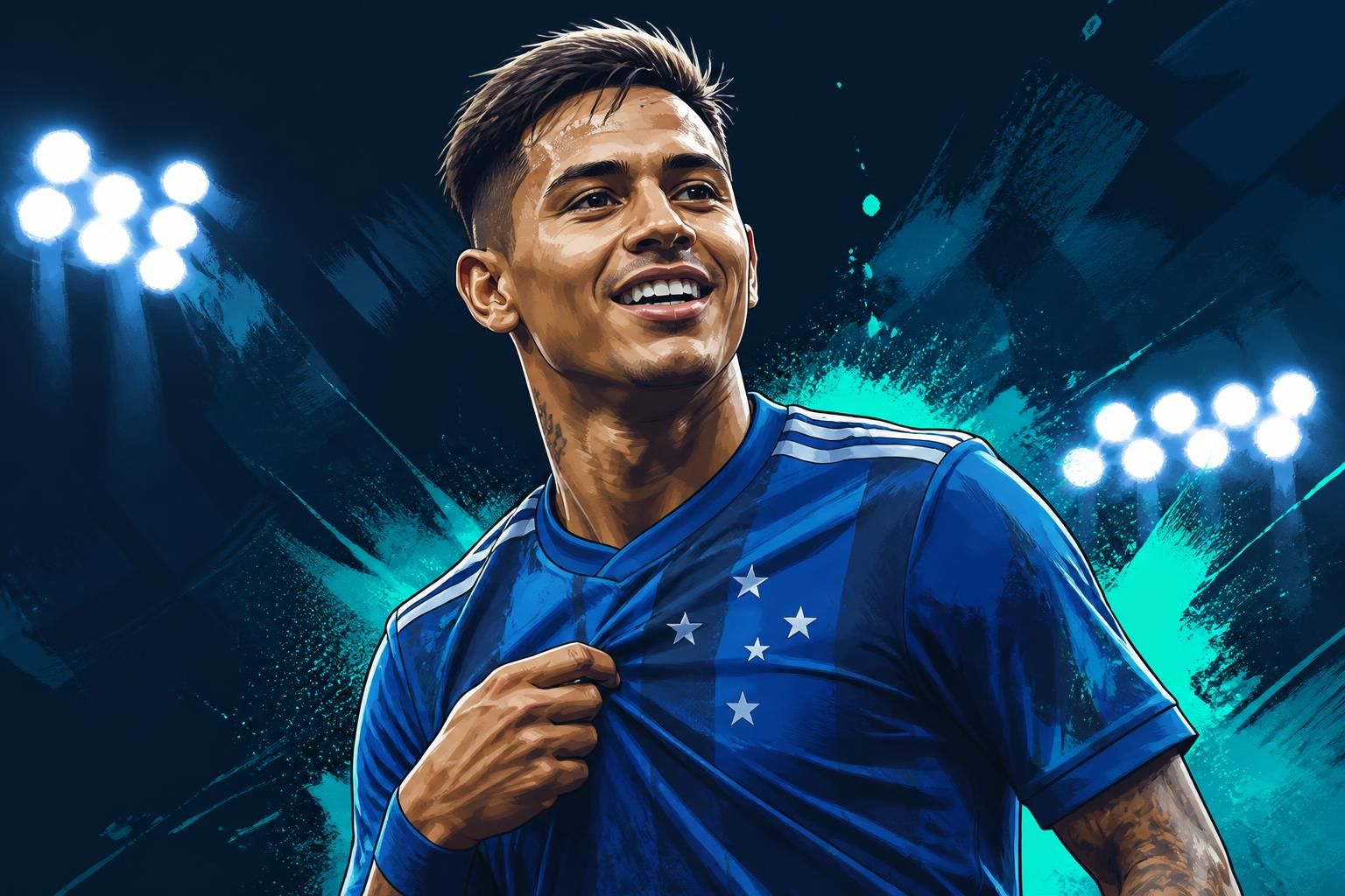 Lucho Rodríguez é apresentado pelo Cruzeiro
