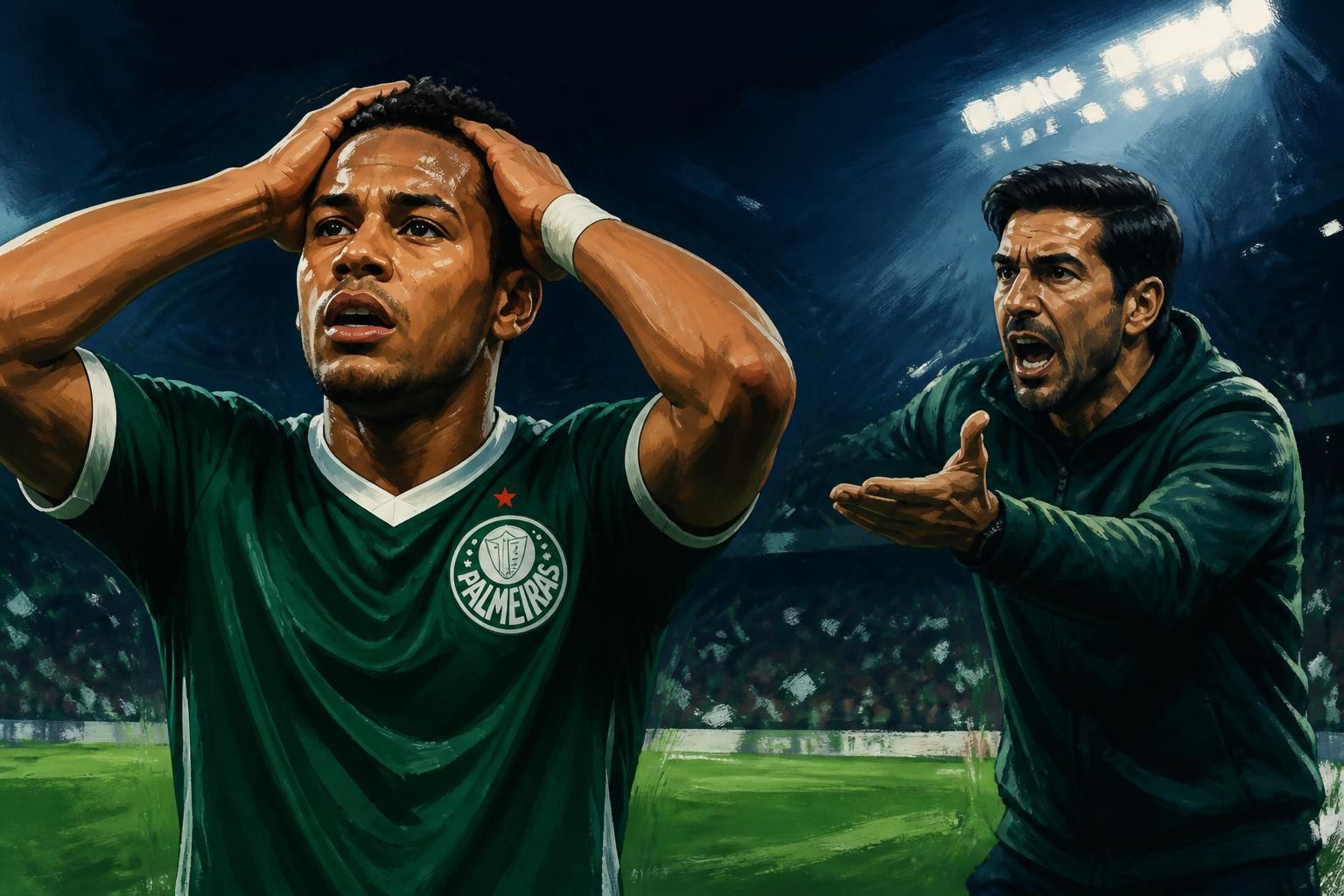 Vitor Roque em crise: Abel cobra e números despencam no Palmeiras