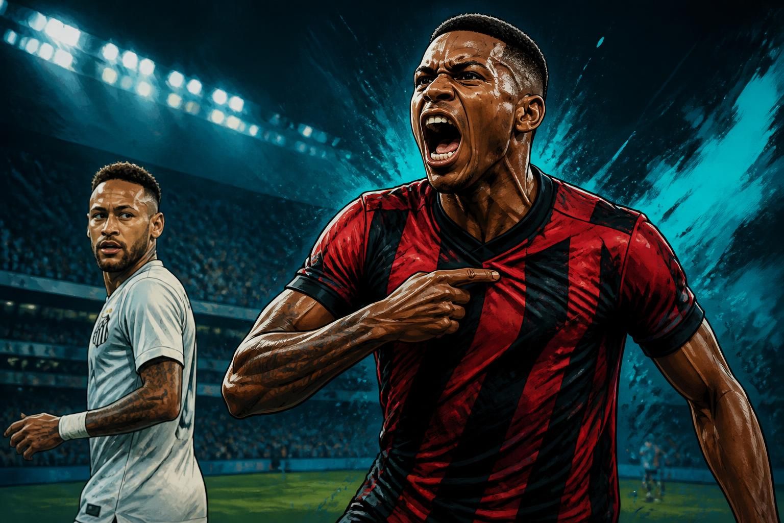 Santos perde para Athletico-PR e cai para zona de rebaixamento