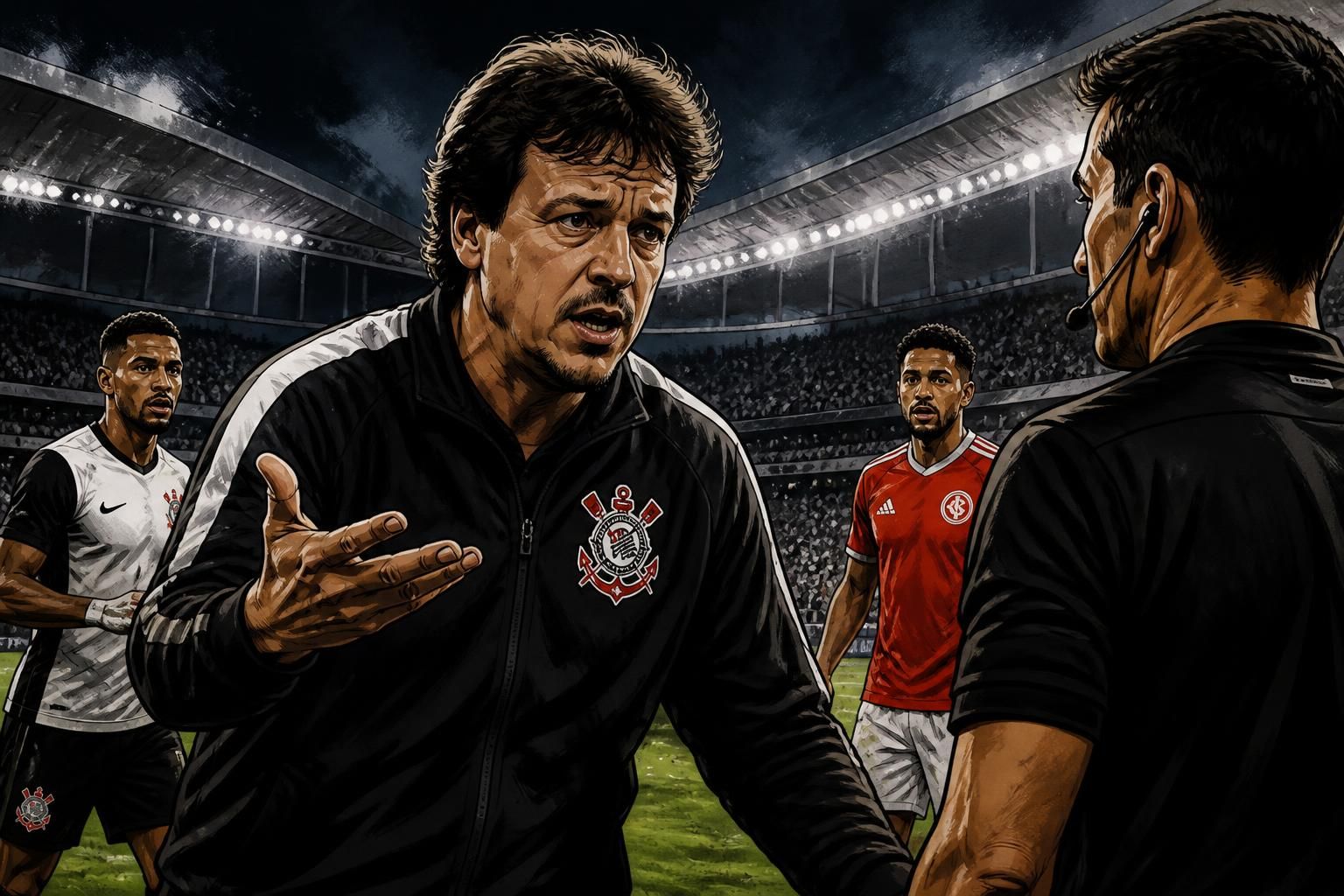 Diniz contesta gol do Inter e critica arbitragem