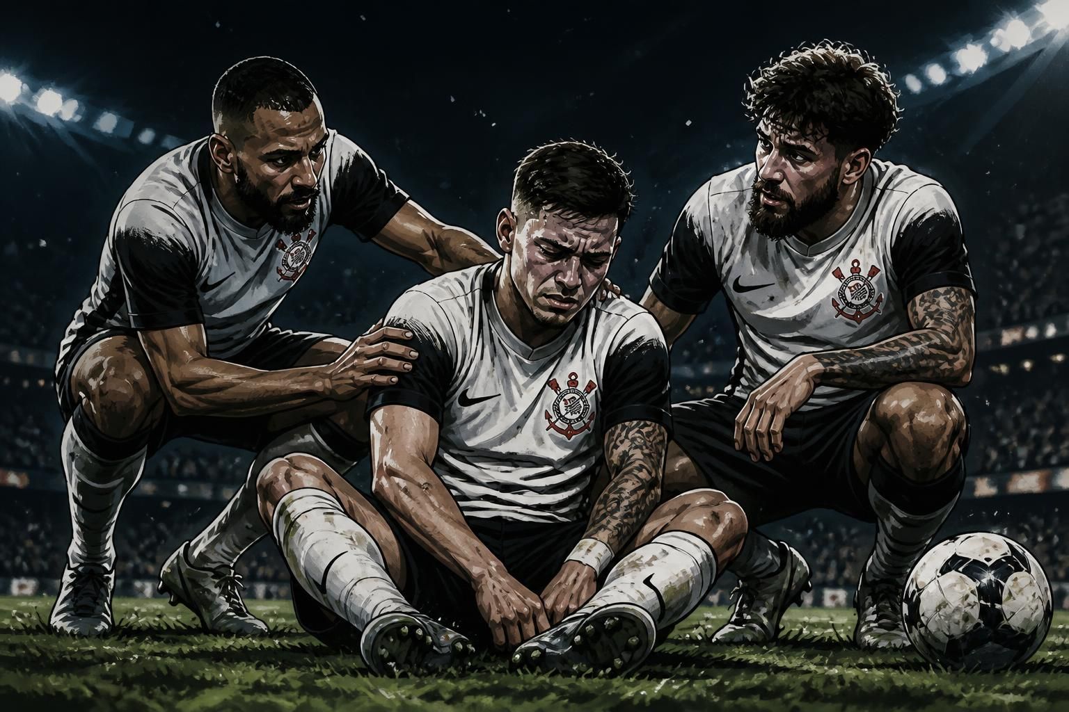 Corinthians sofre com lesões de Zakaria, Garro e Yuri Alberto