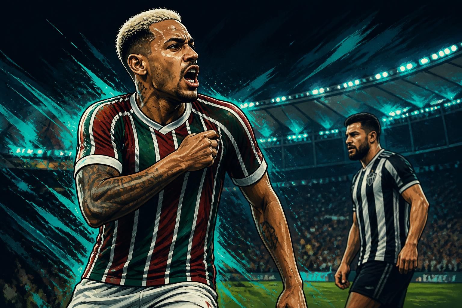 John Kennedy desbanca Hulk na disputa no Fluminense
