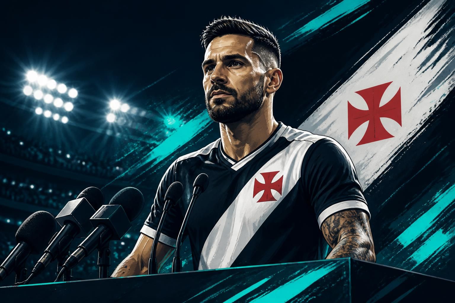 Bruno Duarte apresentado no Vasco e define papel