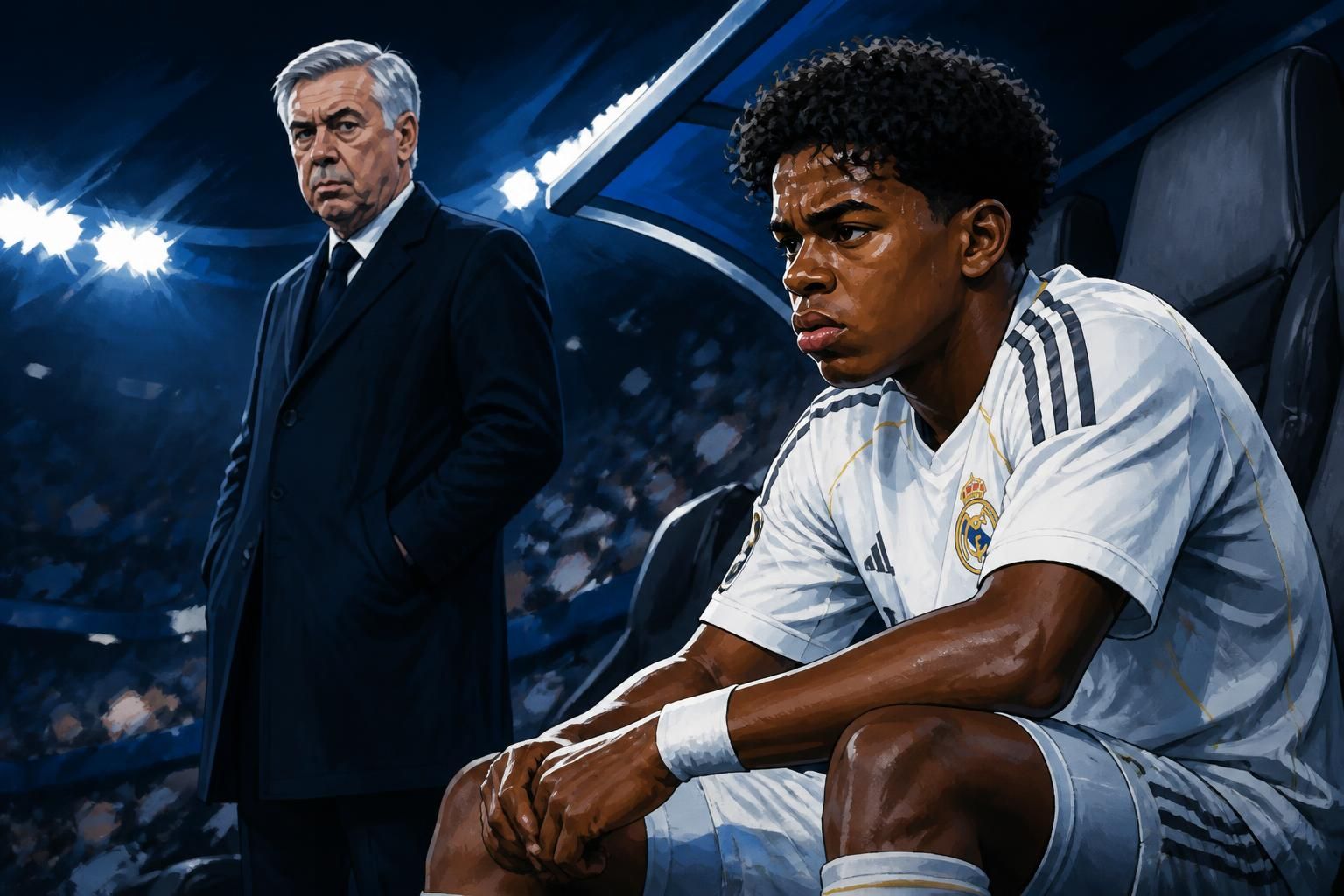 Endrick desfalca Real Madrid contra Real Sociedad por lesão