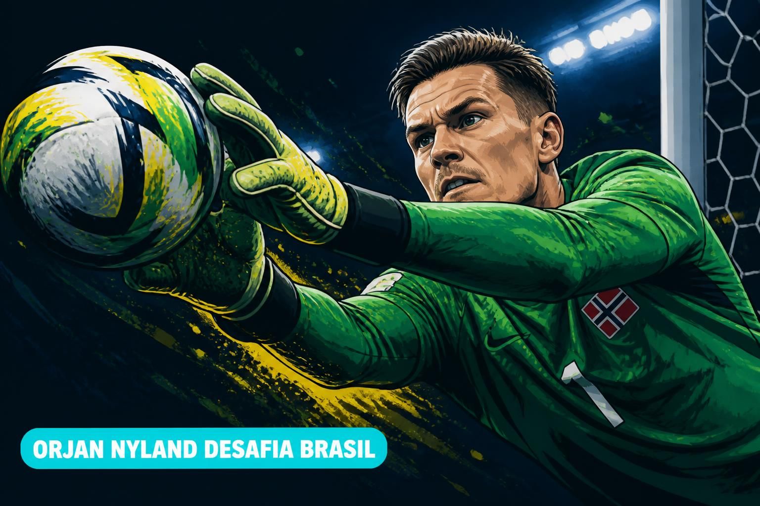 Orjan Nyland: Goleiro da Noruega que desafia o Brasil