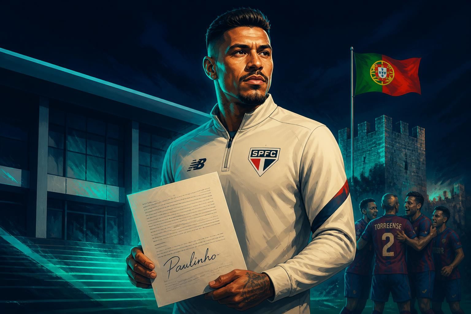 São Paulo empresta Paulinho ao Torreense com opção de compra