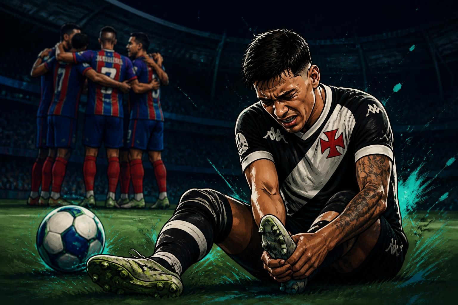 Andrés Gómez é vetado e desfalca o Vasco contra o Bahia