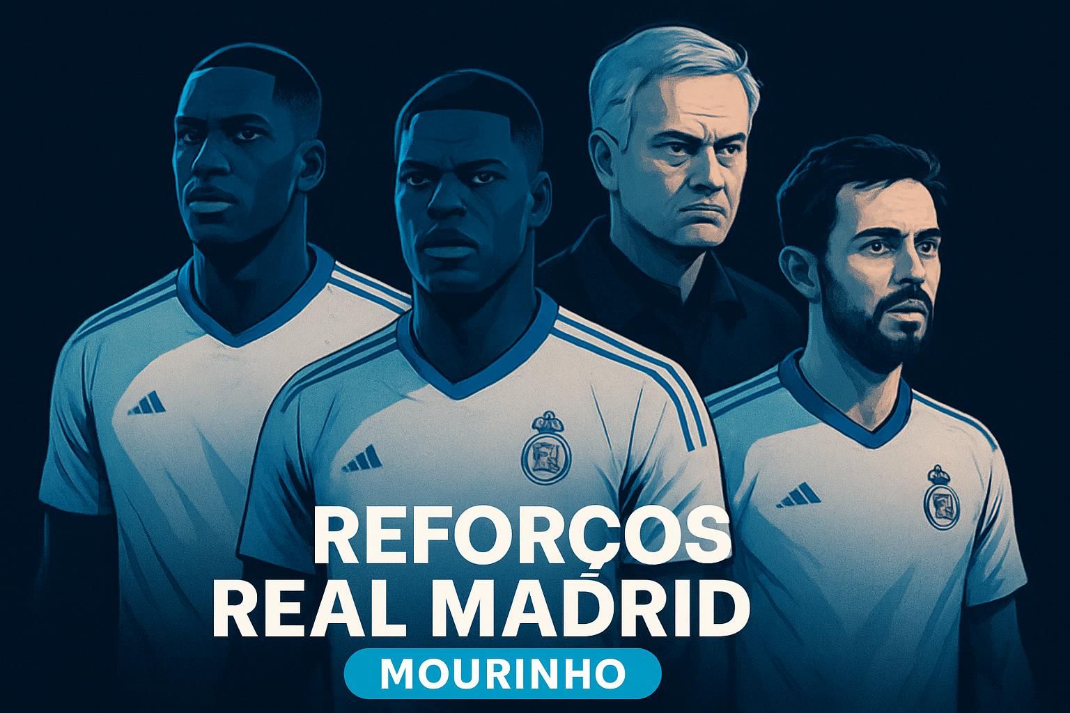 Real Madrid: Konaté, Dumfries e Bernardo Silva na equipe de Mourinho