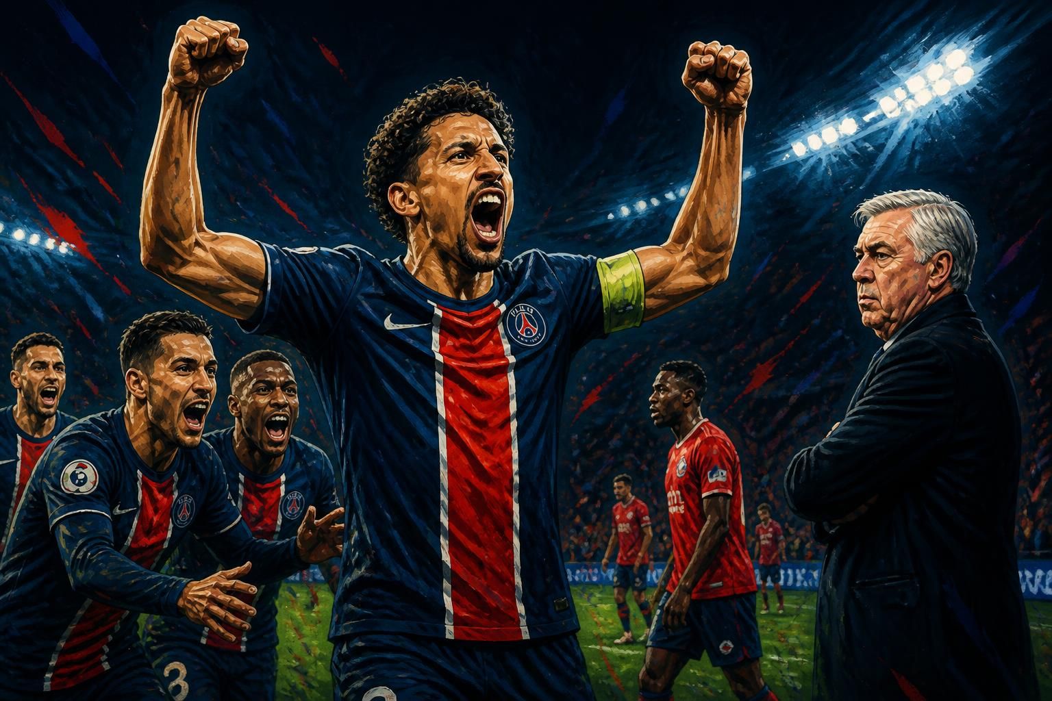 Marquinhos salva PSG com gol nos acréscimos contra o Lille