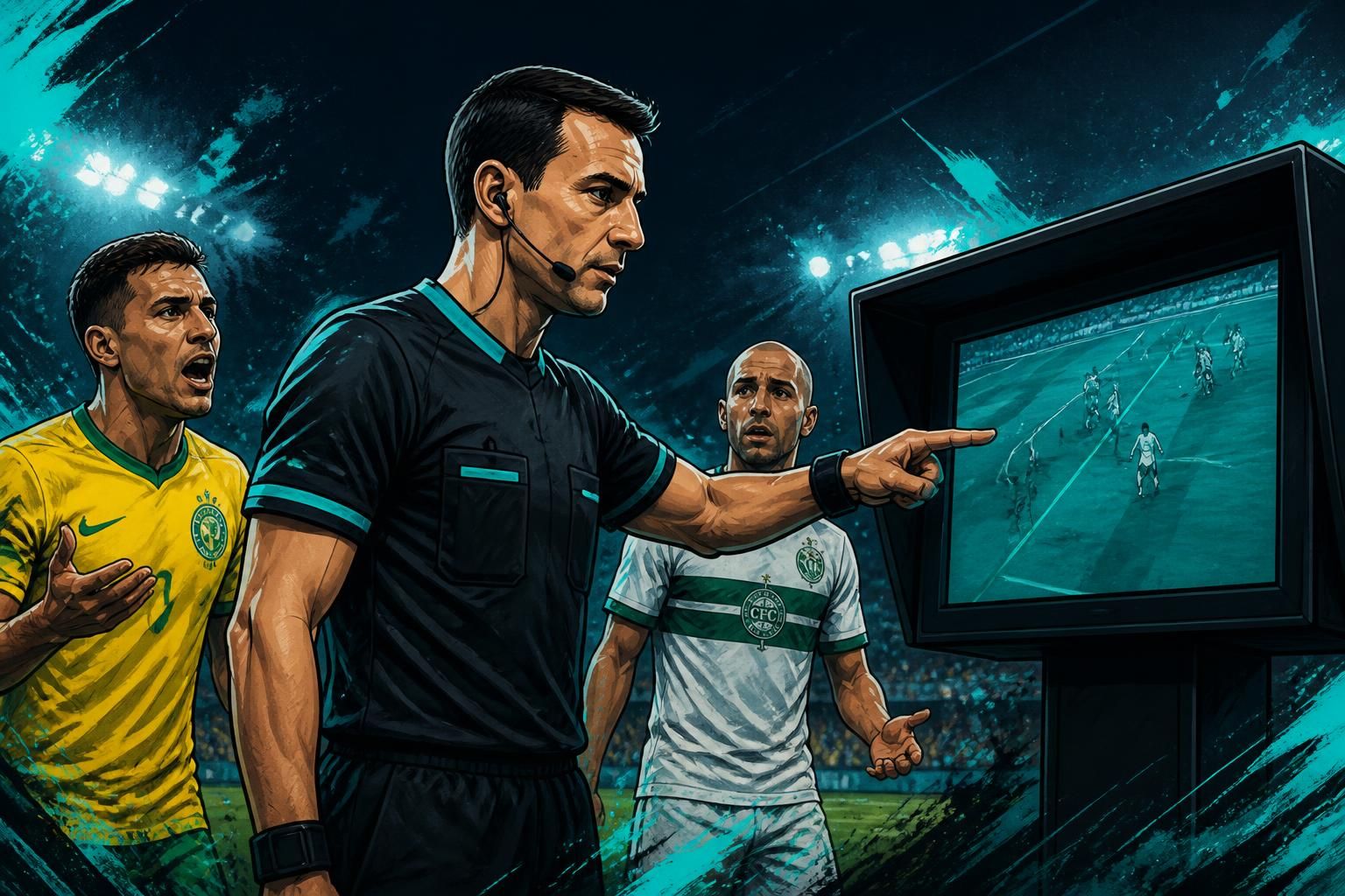 VAR anula pênalti bizarro em Coritiba x Mirassol
