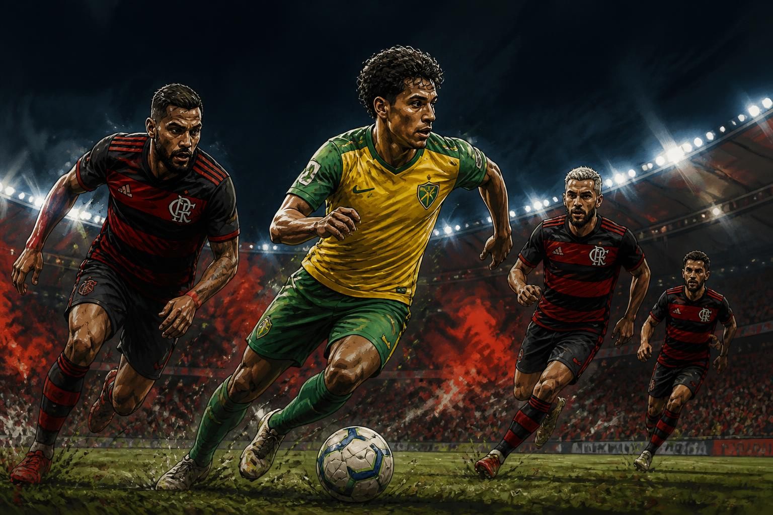 Flamengo negocia joia Aiyran do Cuiabá