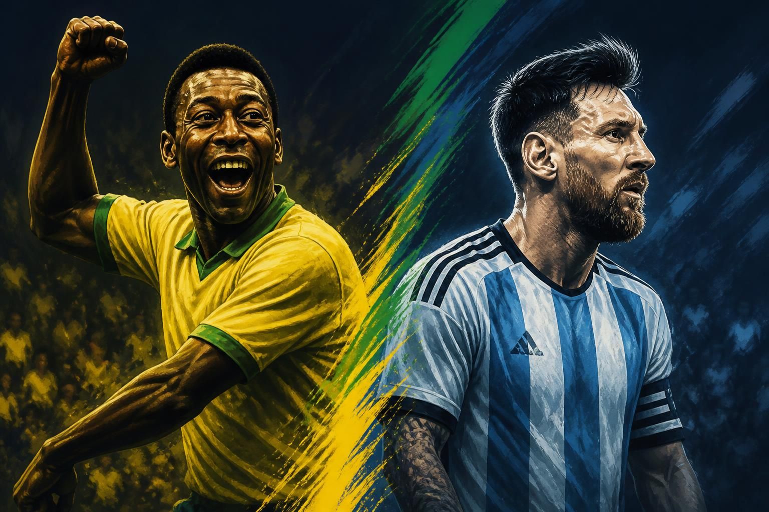 Pelé supera Messi em médias históricas na Copa do Mundo
