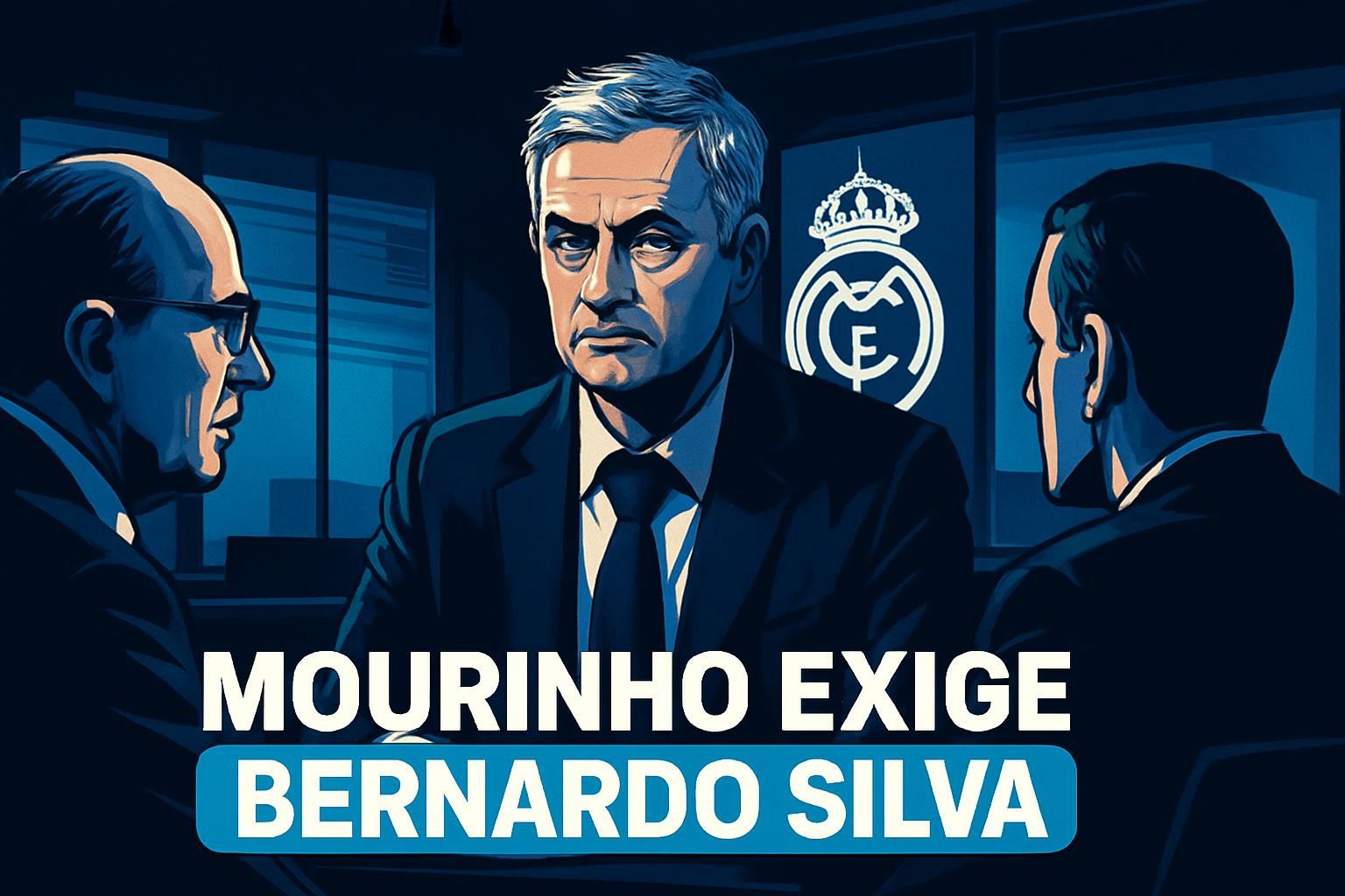 Mourinho exige Bernardo Silva como prioridade máxima no Real Madrid