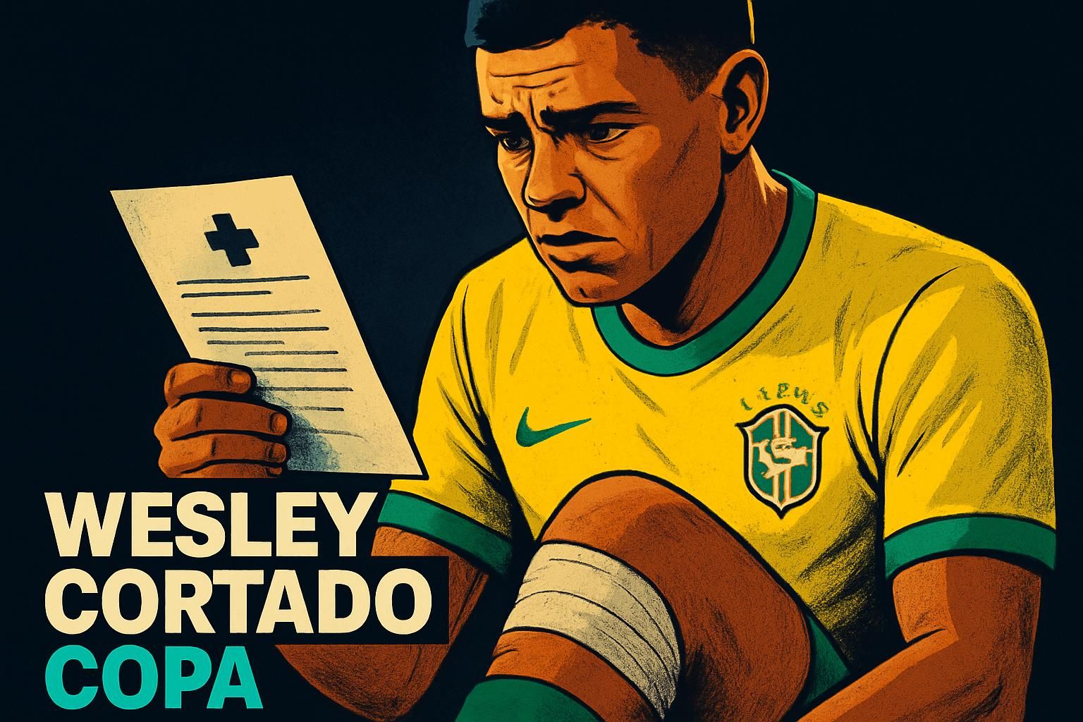 Wesley é cortado da Copa e Éderson é convocado