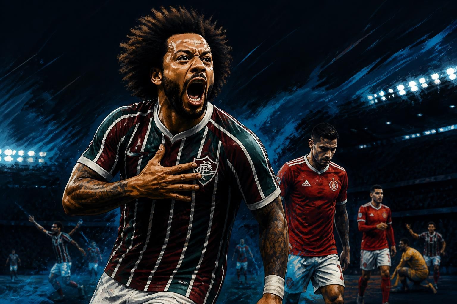 Marcelo revela provocação em jogo do Fluminense contra Inter