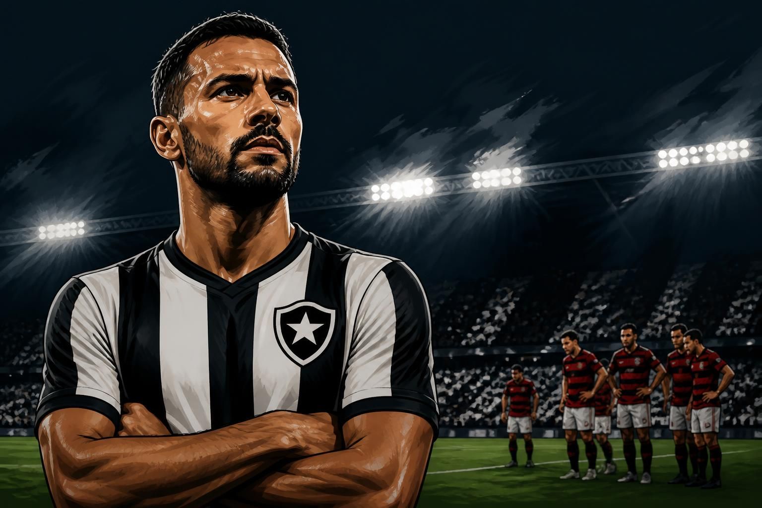 Marçal descarta receio do Botafogo com queda no Brasileirão