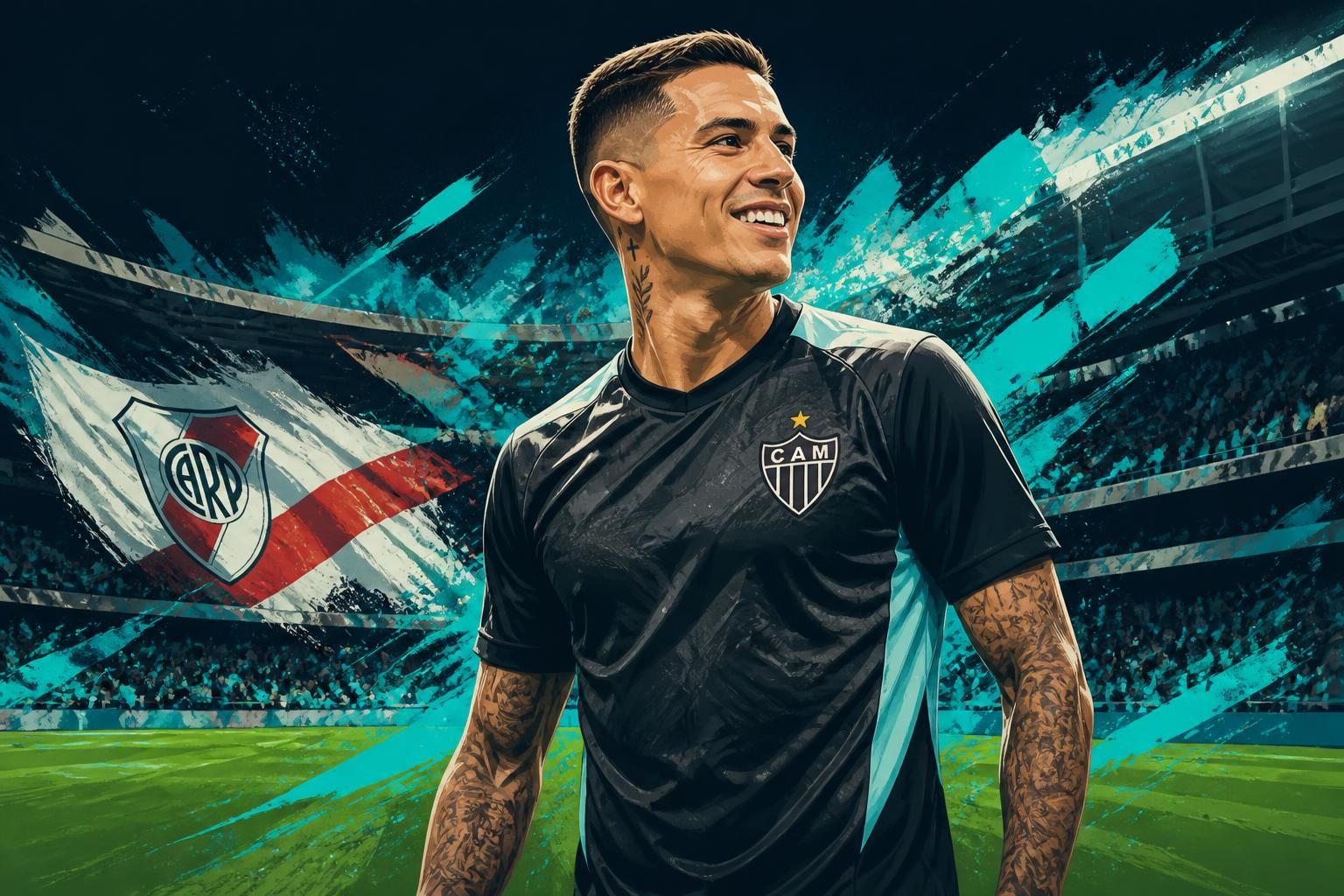 Atlético-MG anuncia volante Kevin Castaño do River Plate