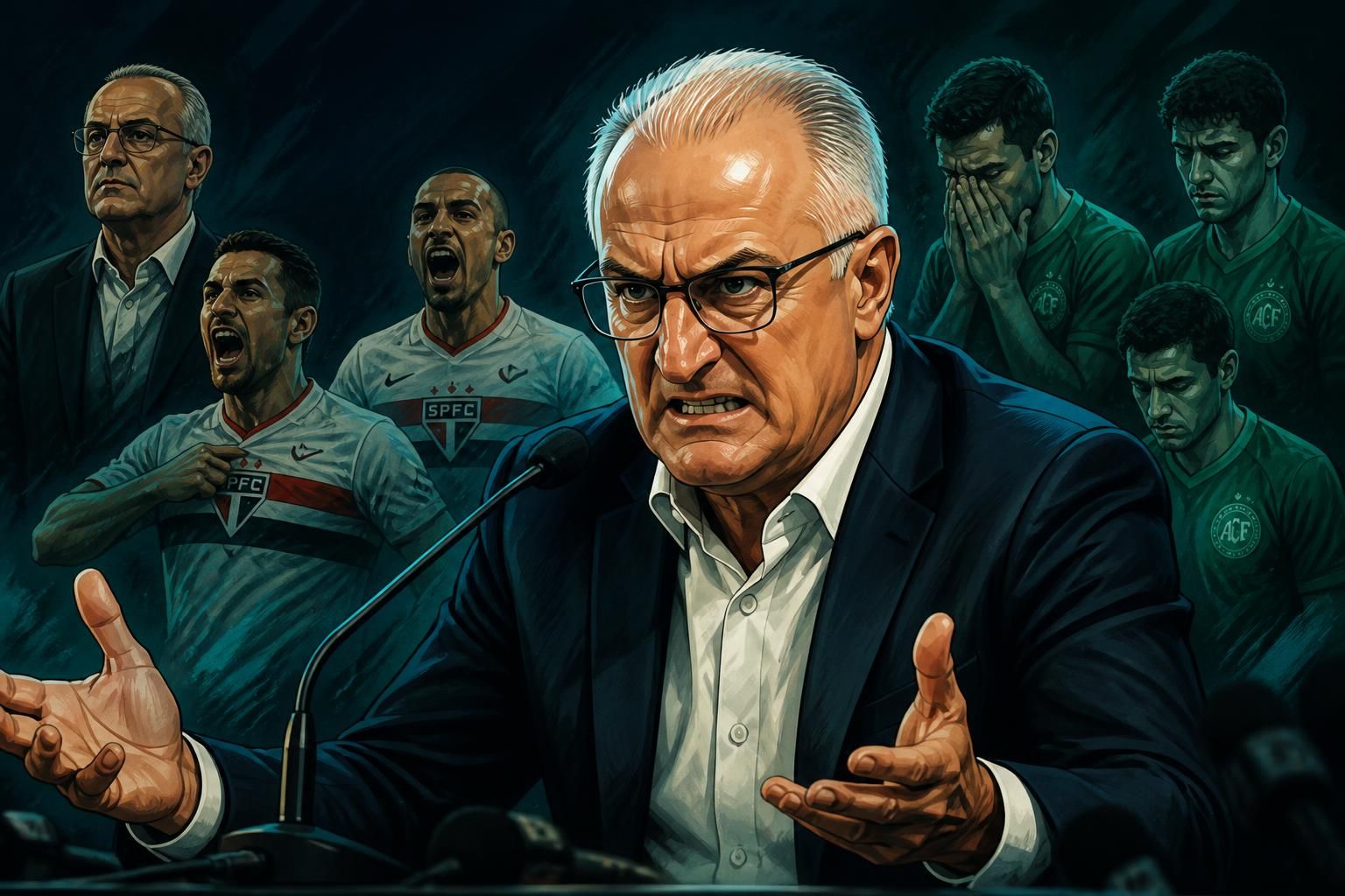 Dorival critica elenco após derrota do São Paulo
