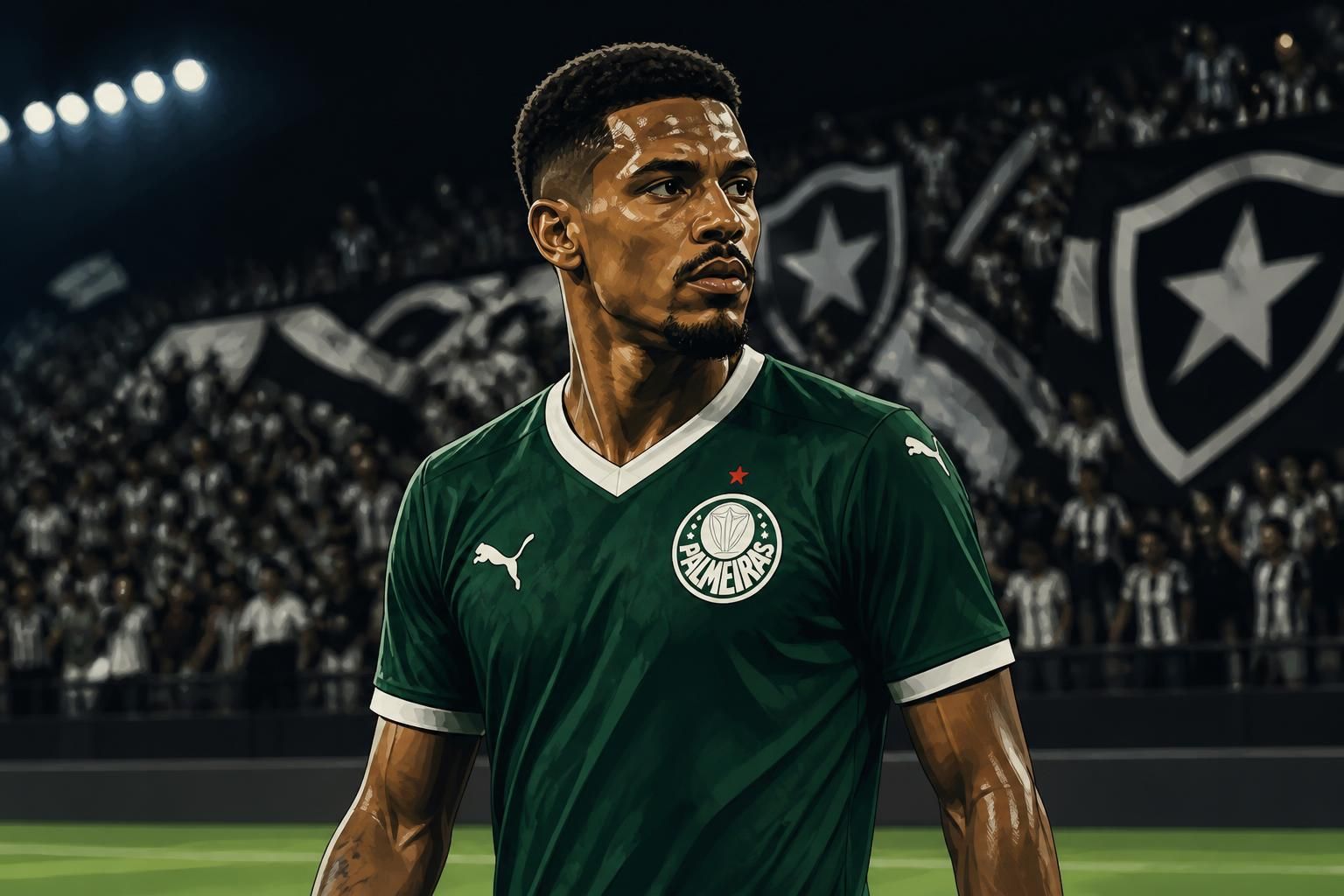 Marlon Freitas reencontra torcida do Botafogo após saída polêmica