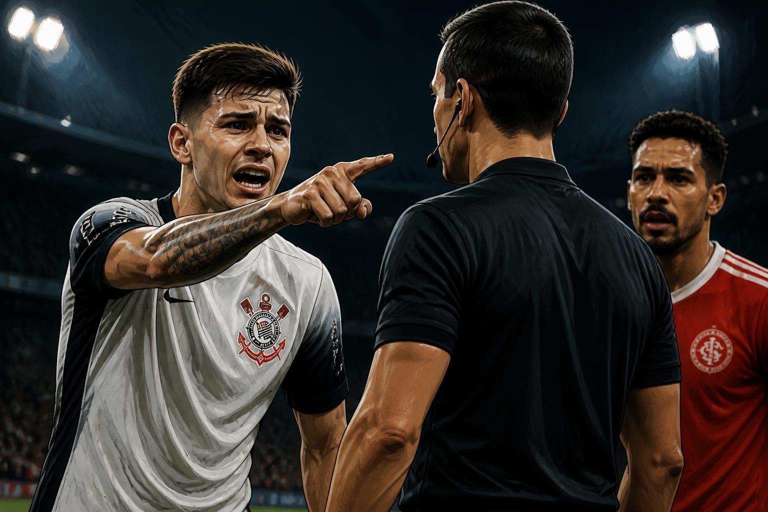 Garro critica arbitragem após derrota do Corinthians