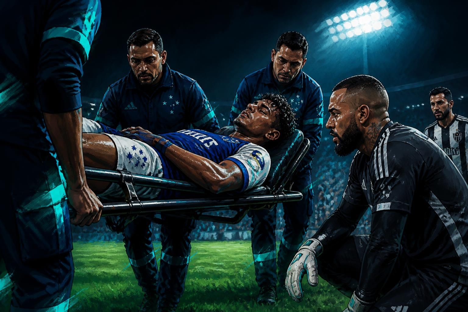 Bruno Rodrigues Hospitalizado Após Choque no Mineirão