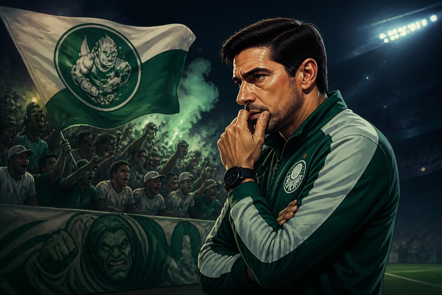 Mancha Verde pede saída de Abel Ferreira no Palmeiras