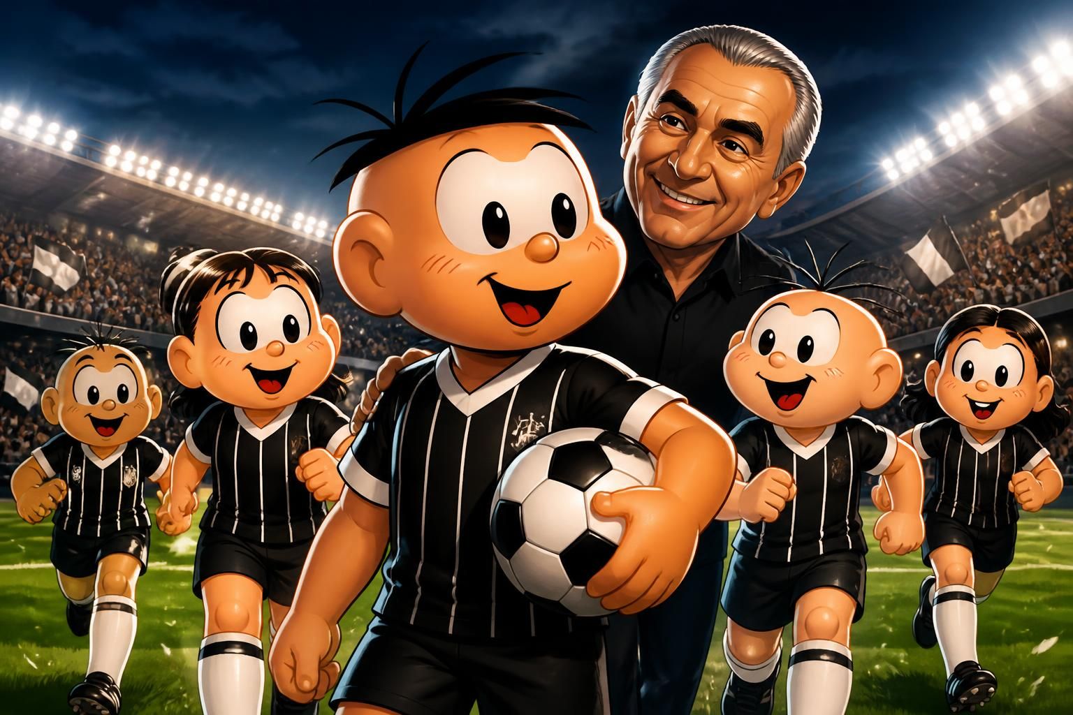 Corinthians anuncia parceria com Turma da Mônica para 90 anos de Maurício
