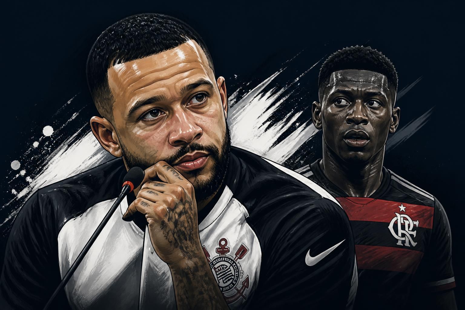 Corinthians impõe condição a Memphis e Flamengo mira Luiz Henrique