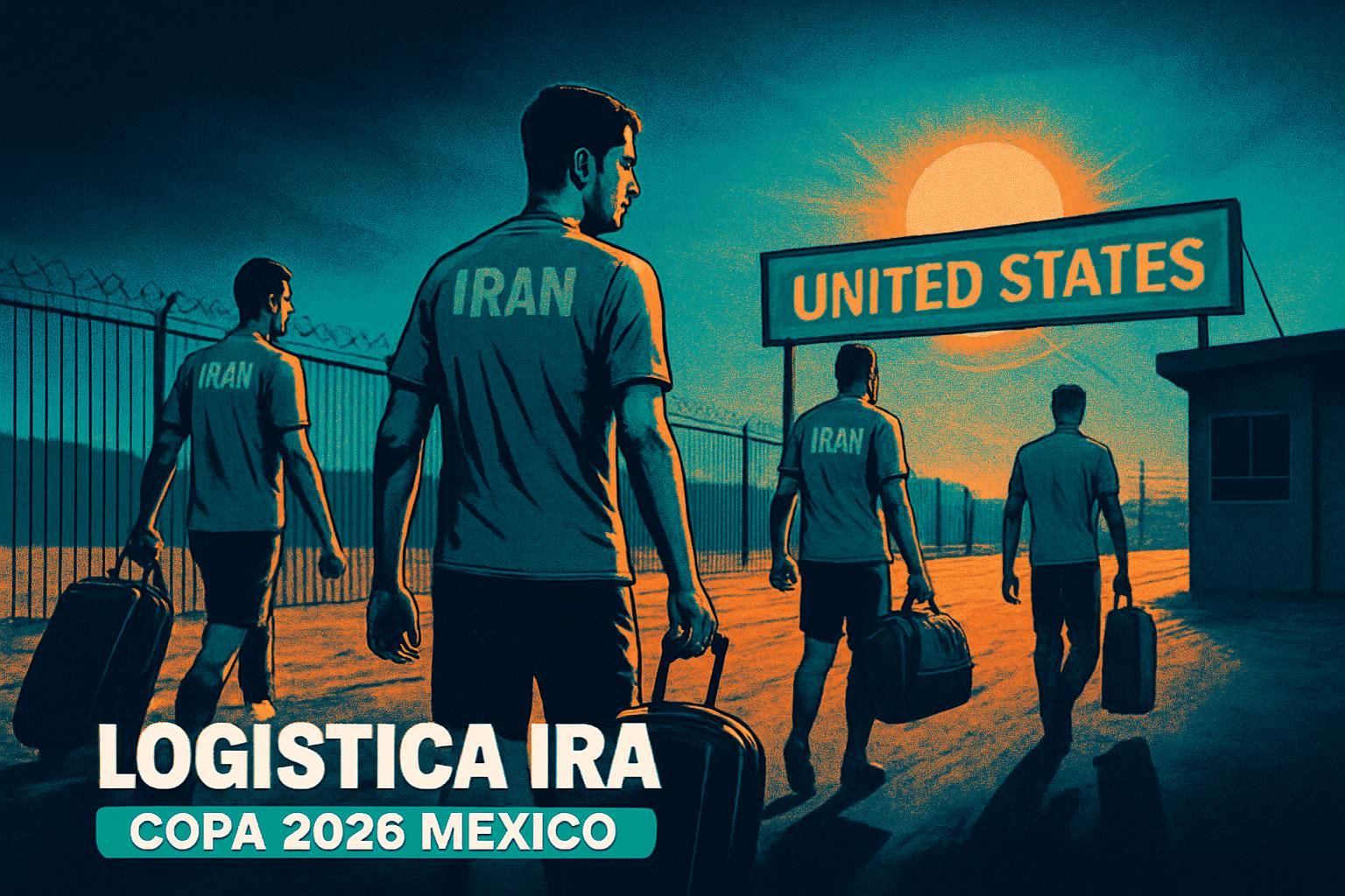 Irã entra e sai dos EUA em dia de jogo na Copa 2026