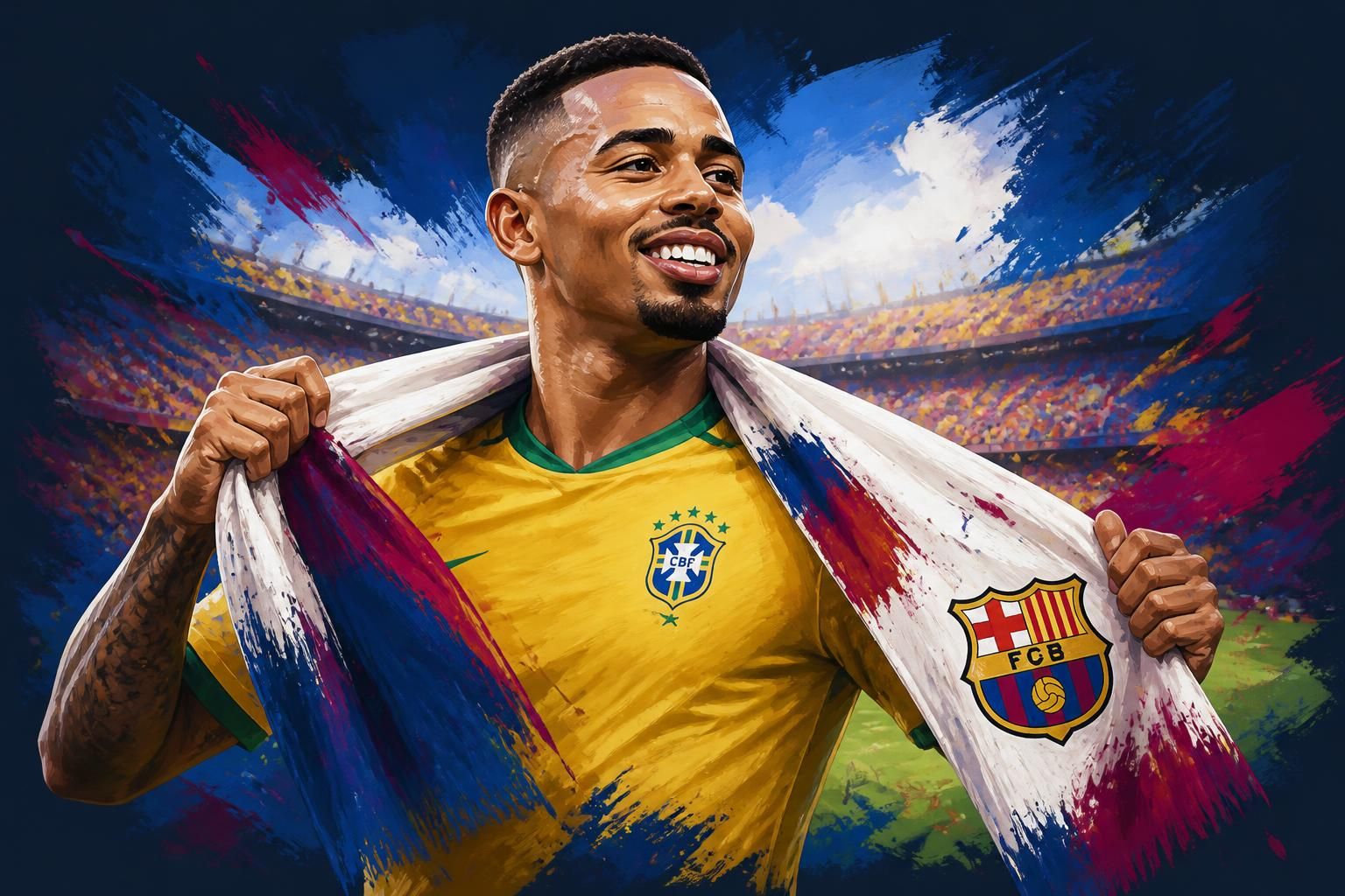 Gabriel Jesus chega a Barcelona nesta segunda; veja detalhes