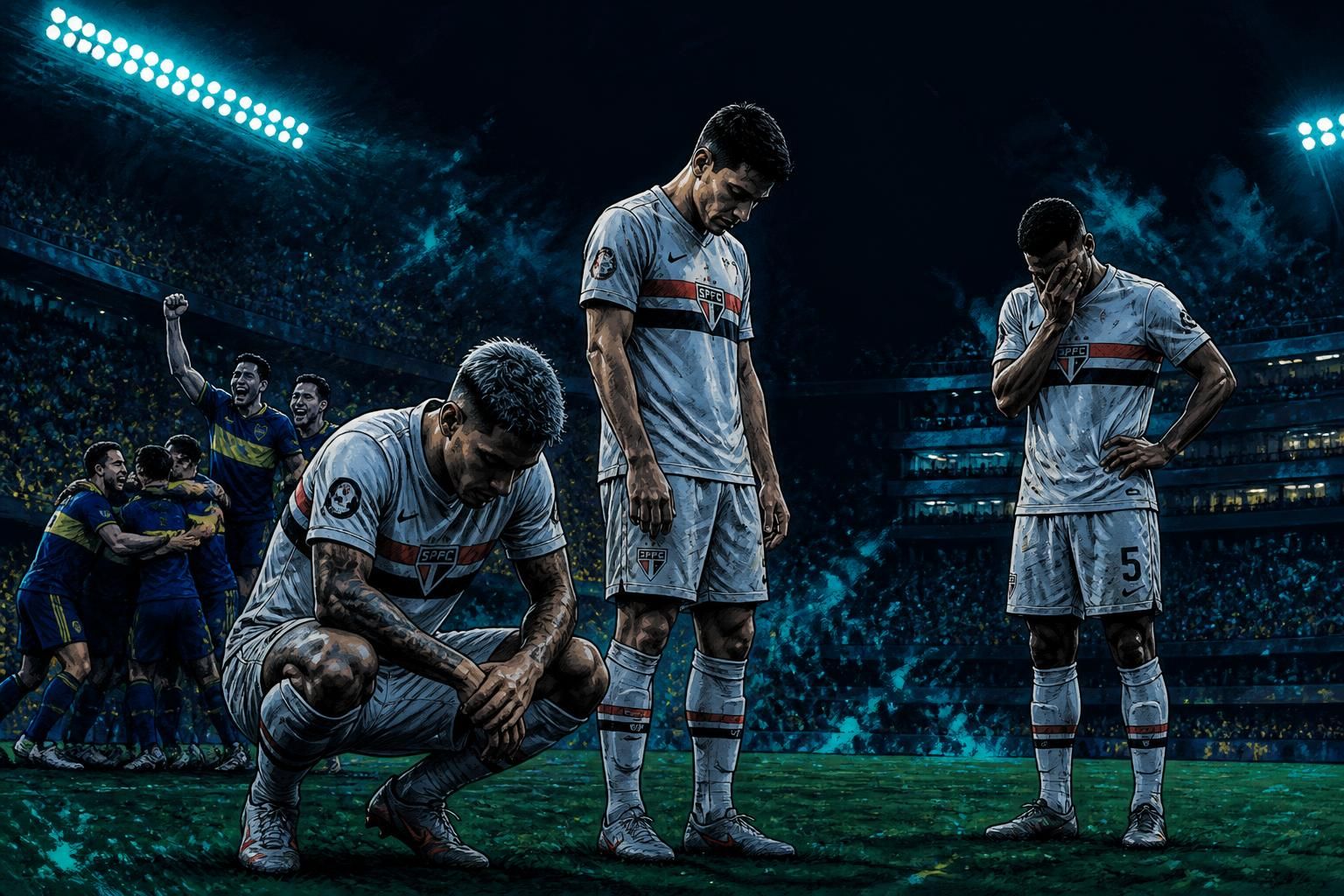 São Paulo perde e cai para o Boca na Sul-Americana