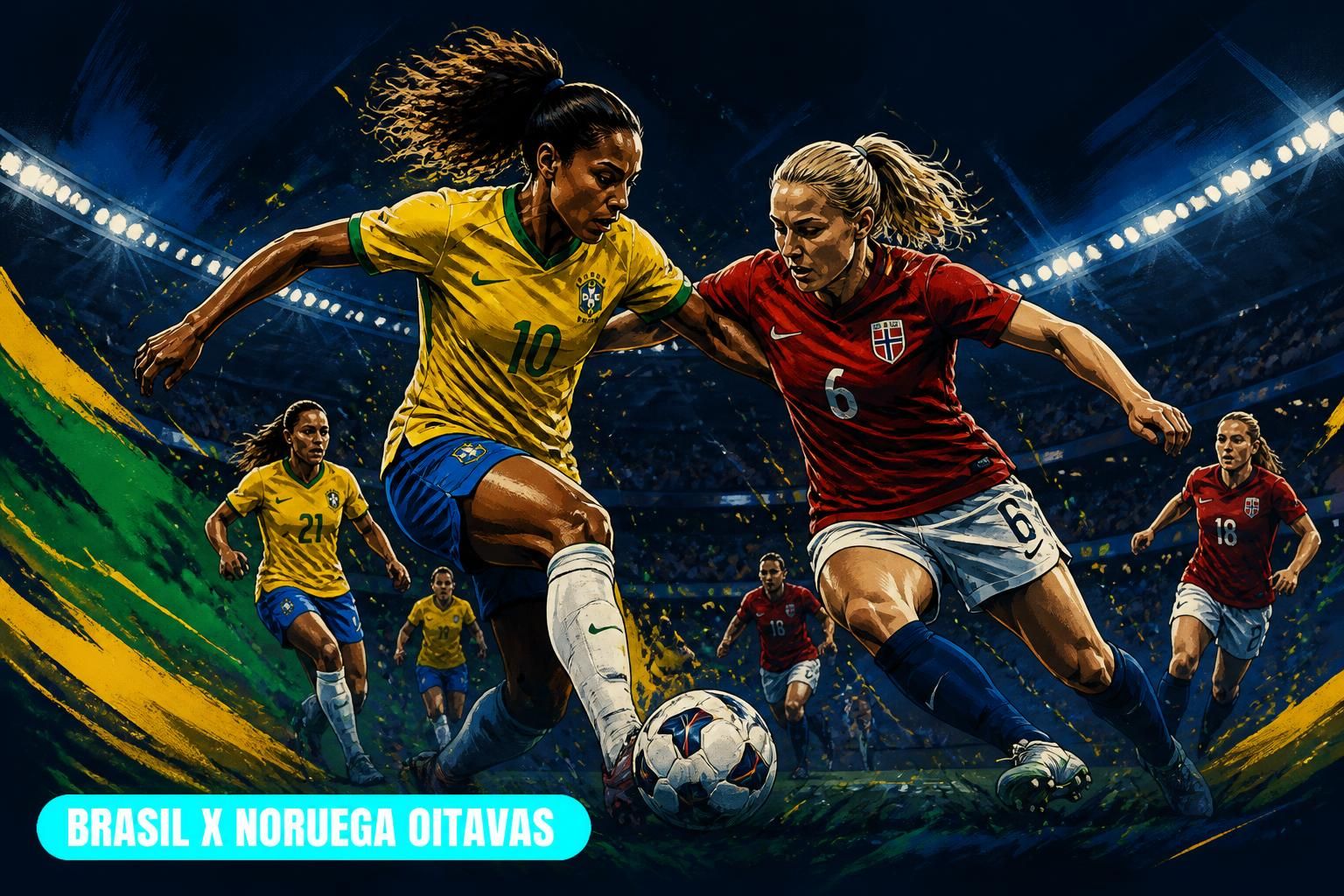 Brasil x Noruega: Estatísticas e Tabus para Oitavas de Final