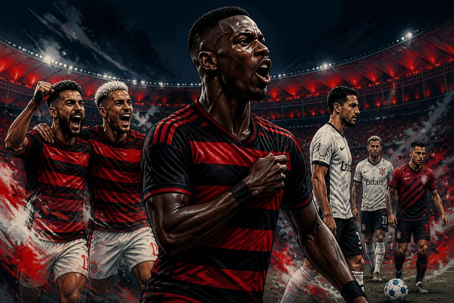 Flamengo, Corinthians e Athletico-PR vencem na 22ª rodada
