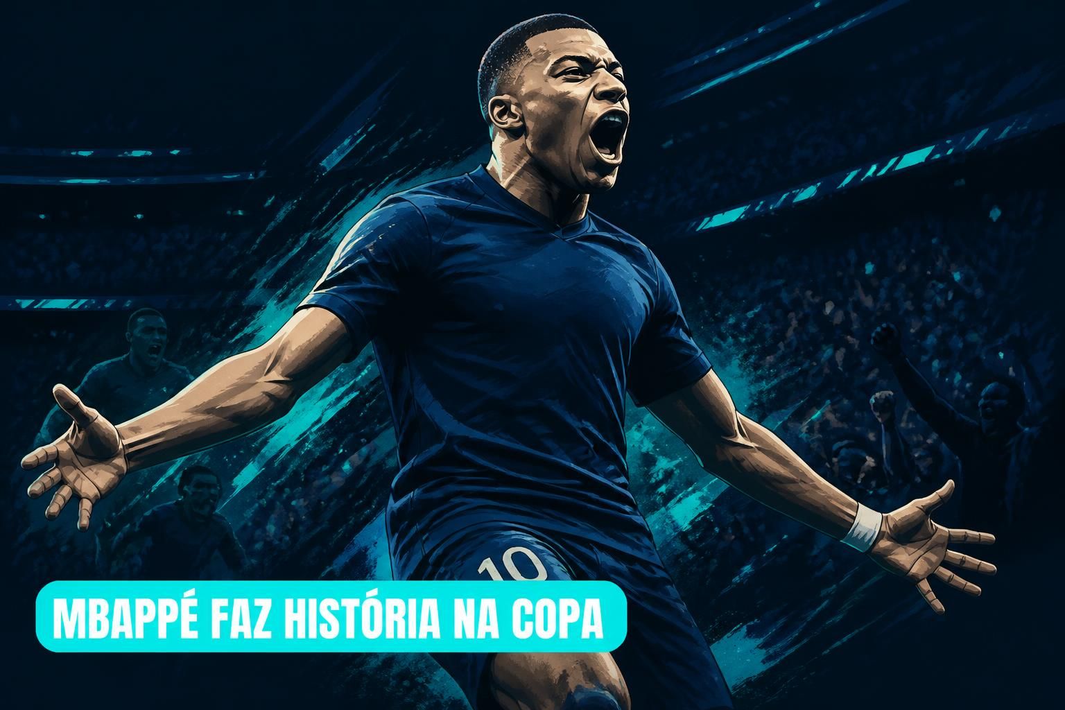 França vence Marrocos com gols de Mbappé e Dembélé