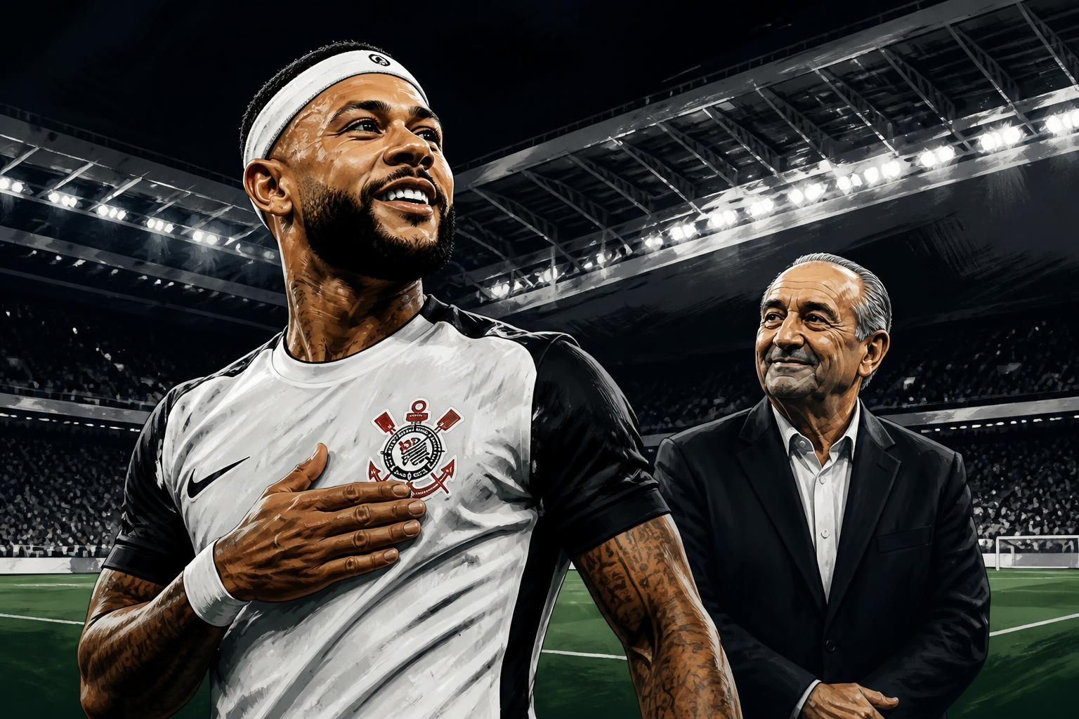 Corinthians planeja renovação de Memphis Depay nos próximos dias
