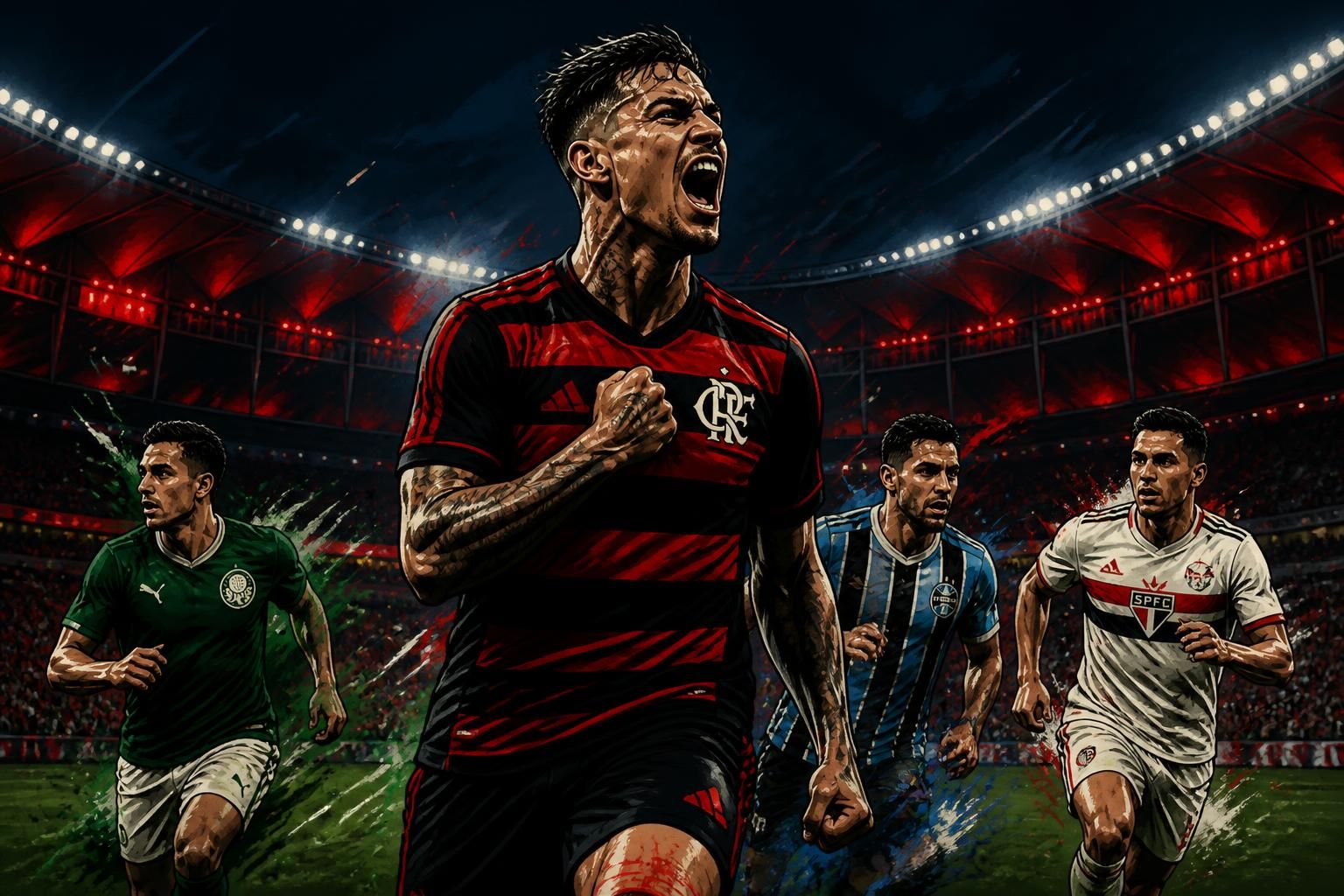 Brasileirão volta: Flamengo persegue Palmeiras no topo