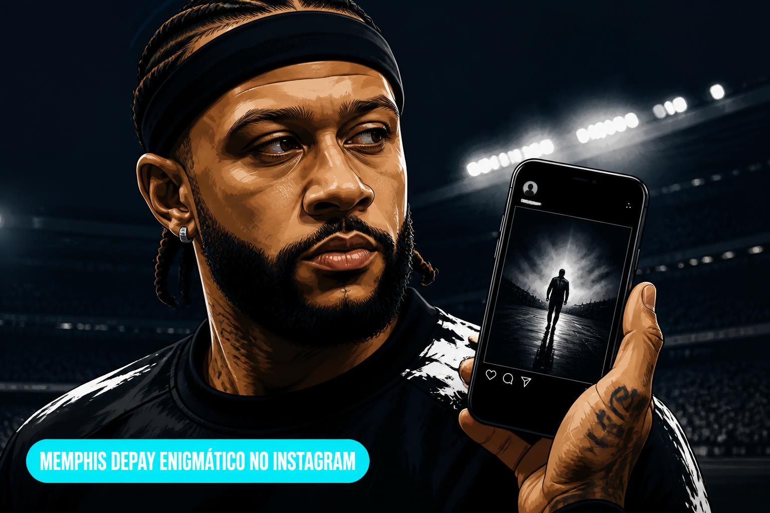 Memphis Depay faz post enigmático e renovação com Corinthians é incerta