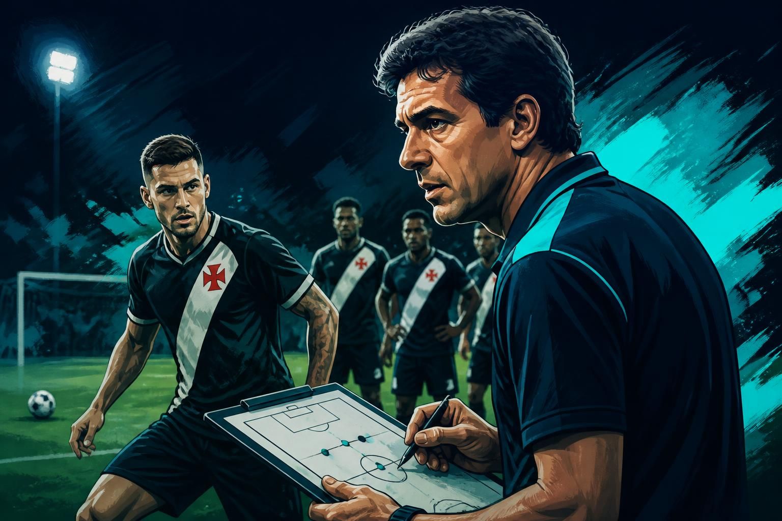 Provável escalação do Vasco contra o Cruzeiro por Pedro Emanuel